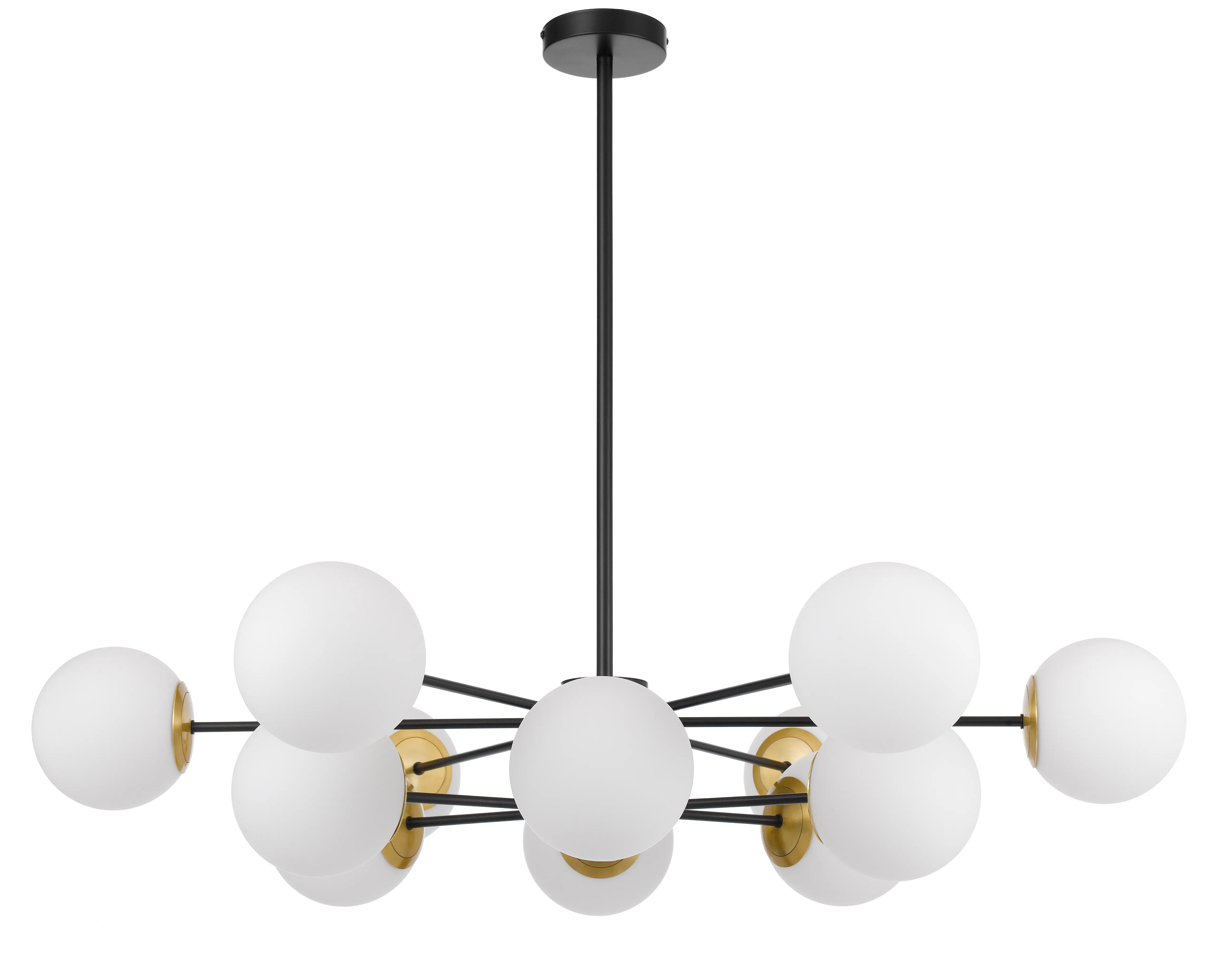 MARSTEN 12 LIGHTS PENDANT (Black)