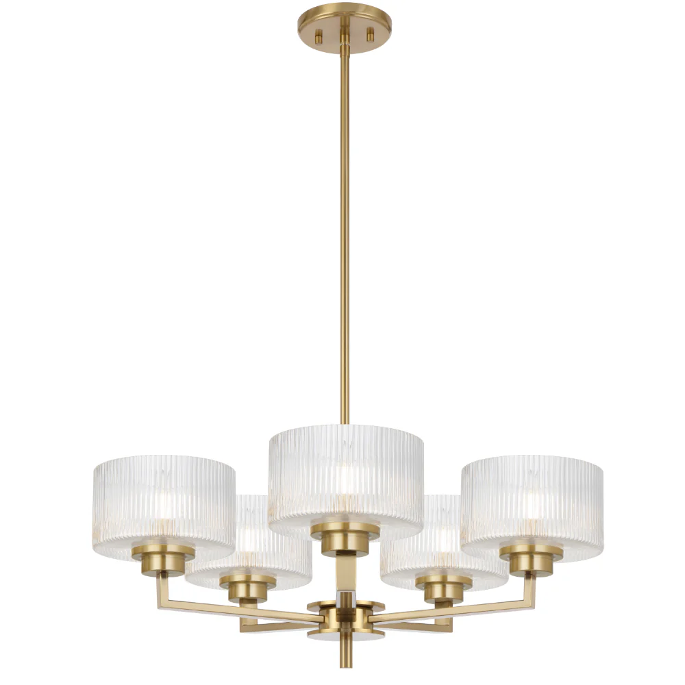 [MORENO2 PE5-AG] MORENO II 5 LIGHT PENDANT (Antique Gold)