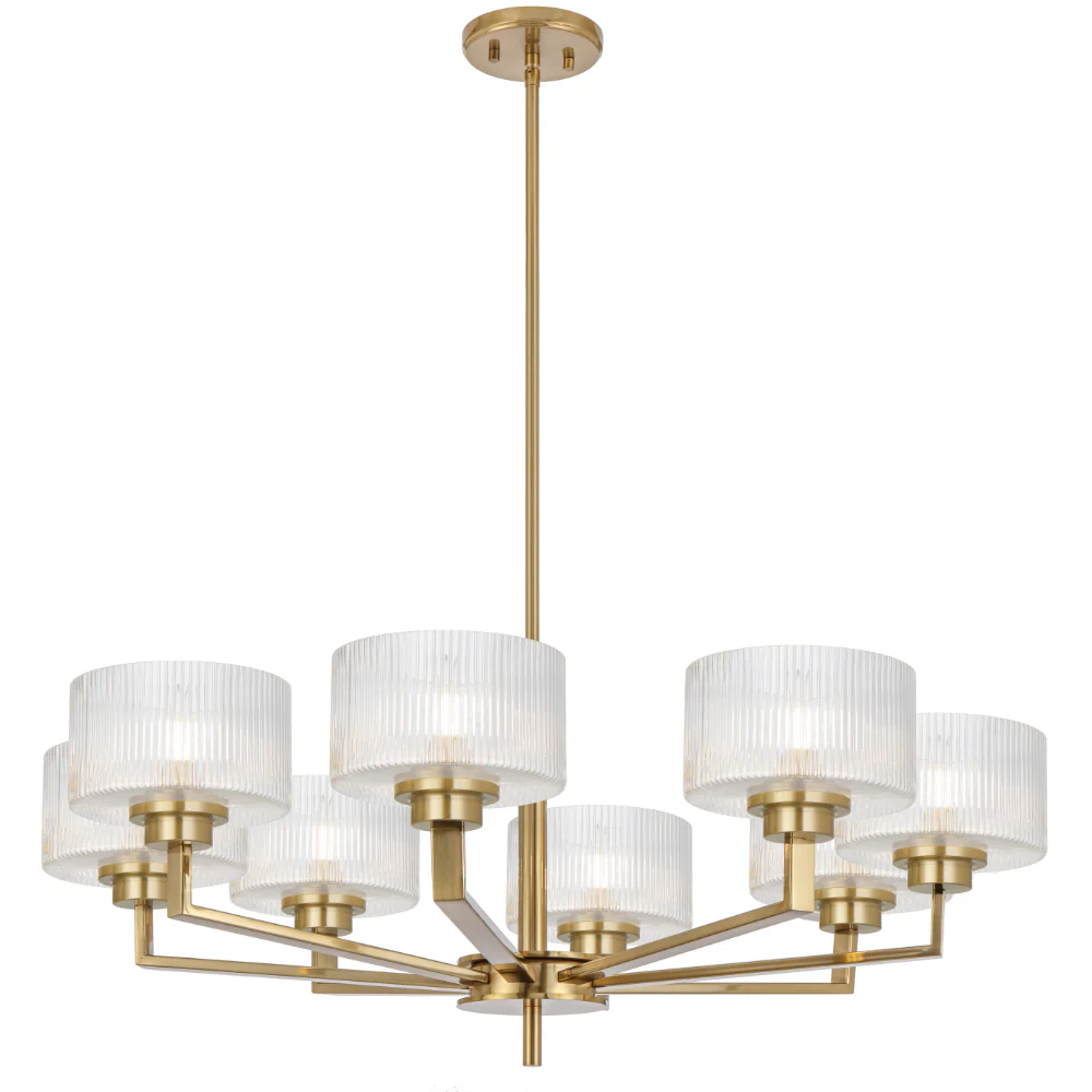 [MORENO2 PE8-AG] MORENO II 8 LIGHT PENDANT (Antique Gold)