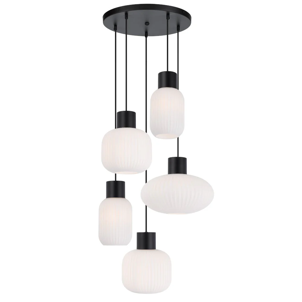 [NORI PE5-BKOM] NORI 5 LIGHTS PENDANT