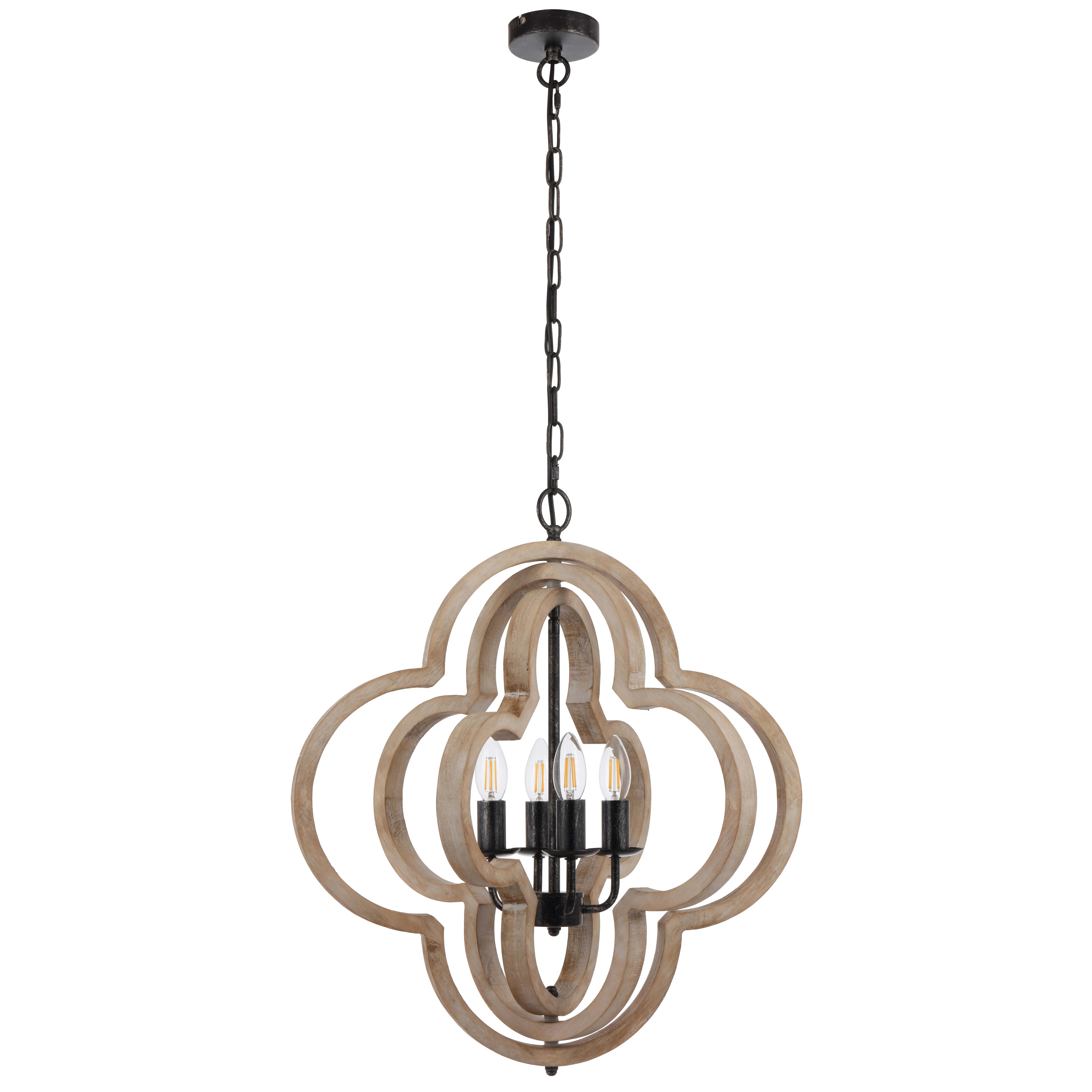 [OMAR PE4-BK] OMAR 4 LIGHT PENDANT
