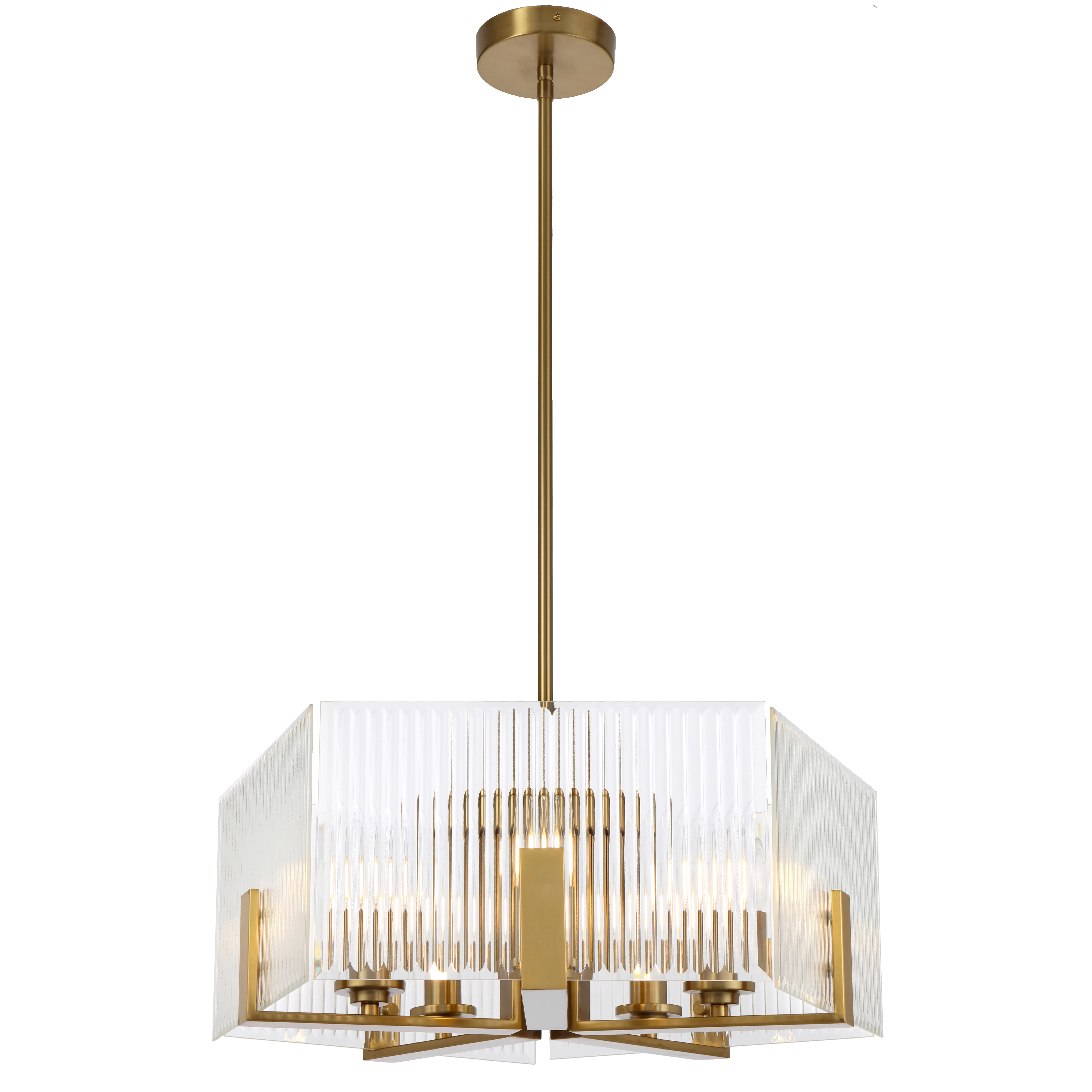 [PELION PE5-AG] PELION 5 LIGHT PENDANT (Antique Gold)