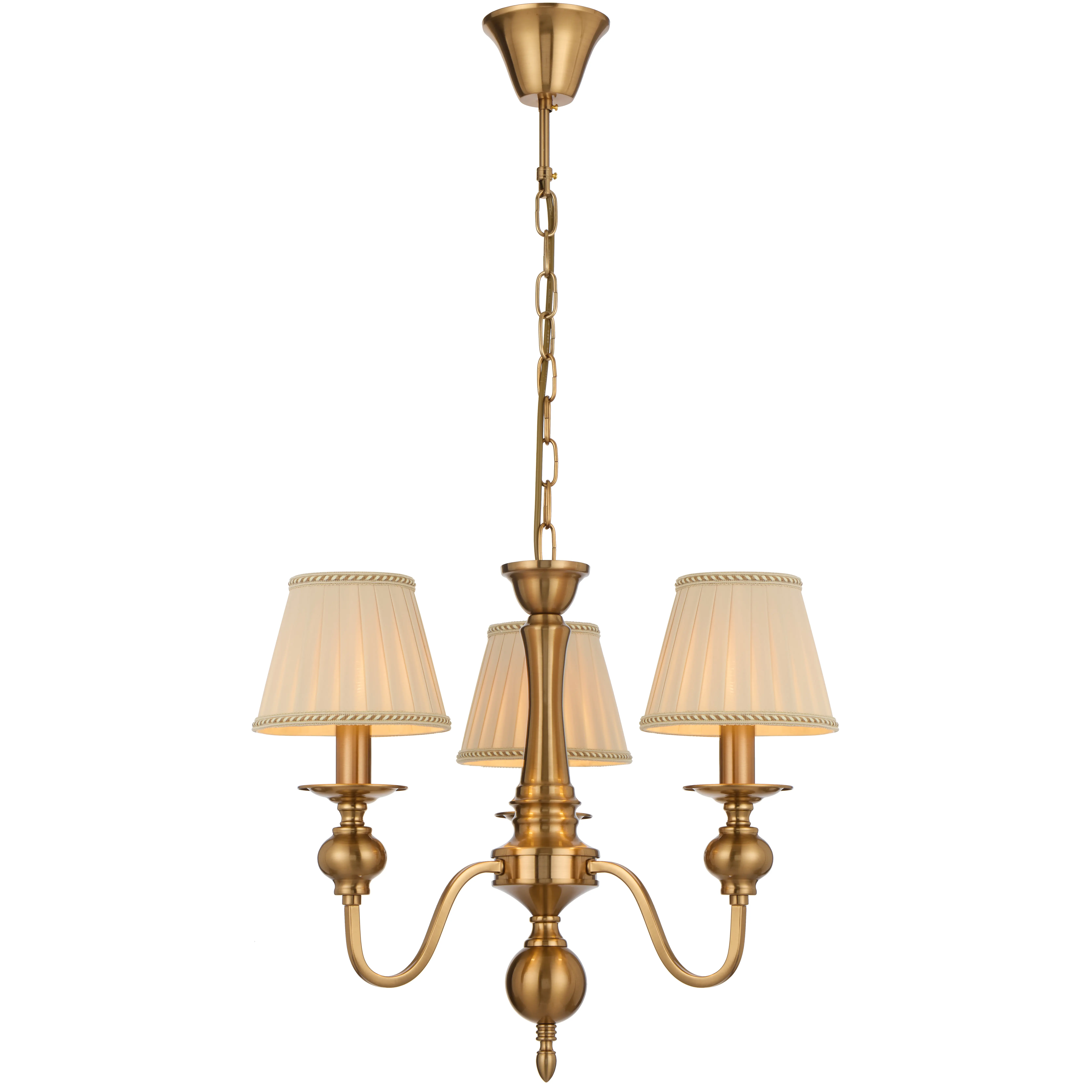 [SIEDEL PE03SH-CP] SIEDEL 3 LIGHT PENDANT W/SHADE
