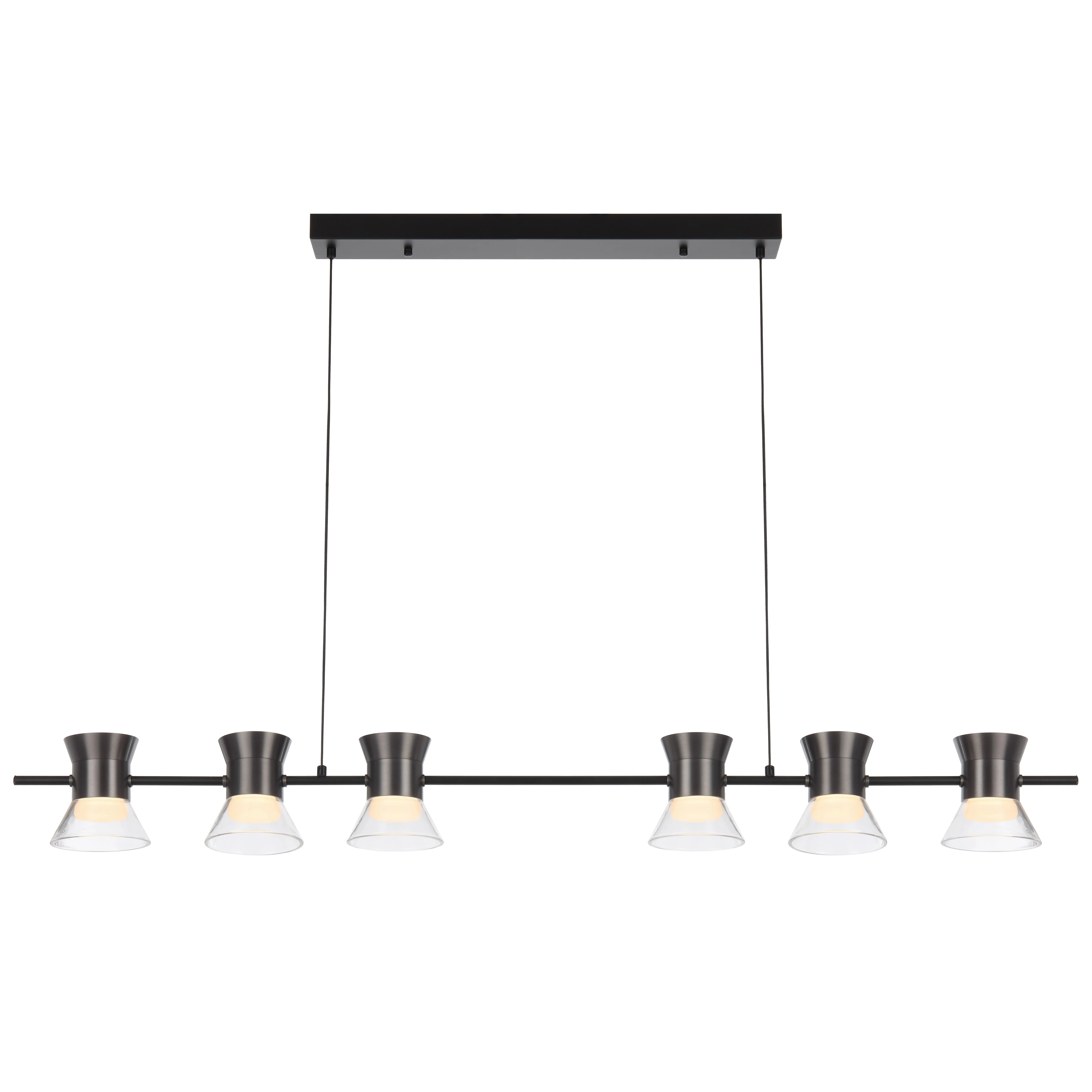 [TIPICO PE6-GM] TIPICO 6 LIGHT PENDANT (Gun Metal)