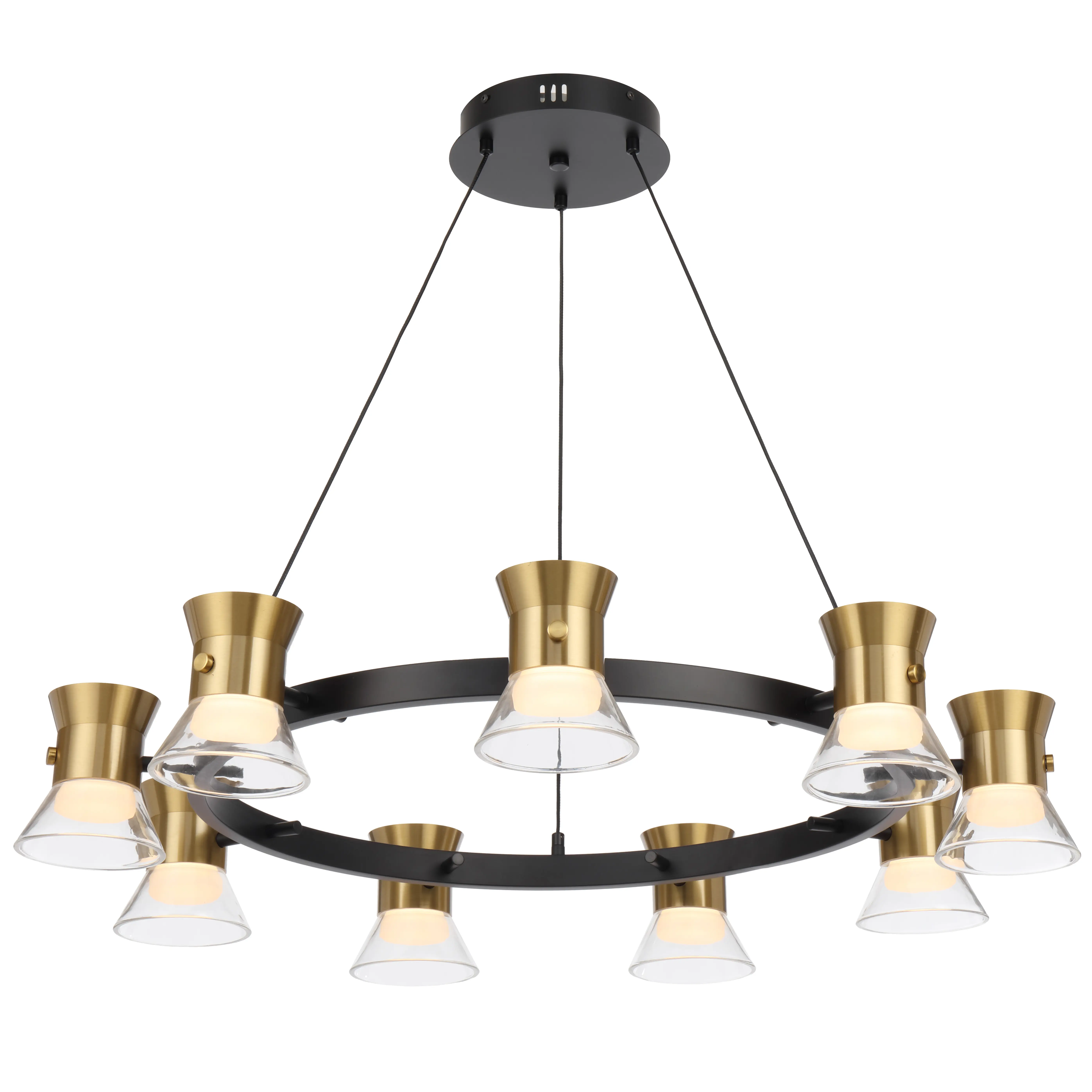 [TIPICO PE9-GD] TIPICO 9 LIGHT PENDANT (Gold)