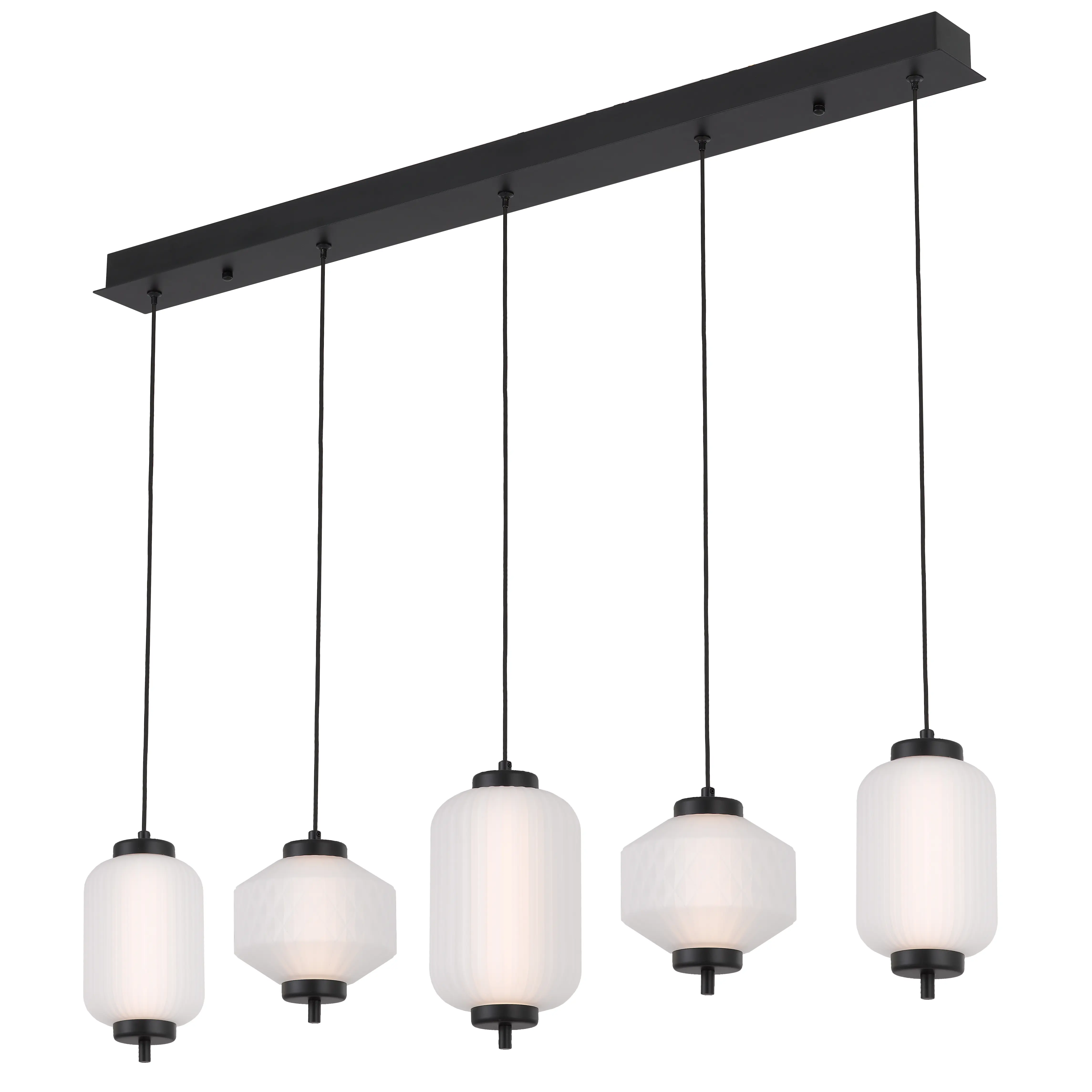 [TORSO PE5B-BK] TORSO 5 LIGHT BAR PENDANT (Black)