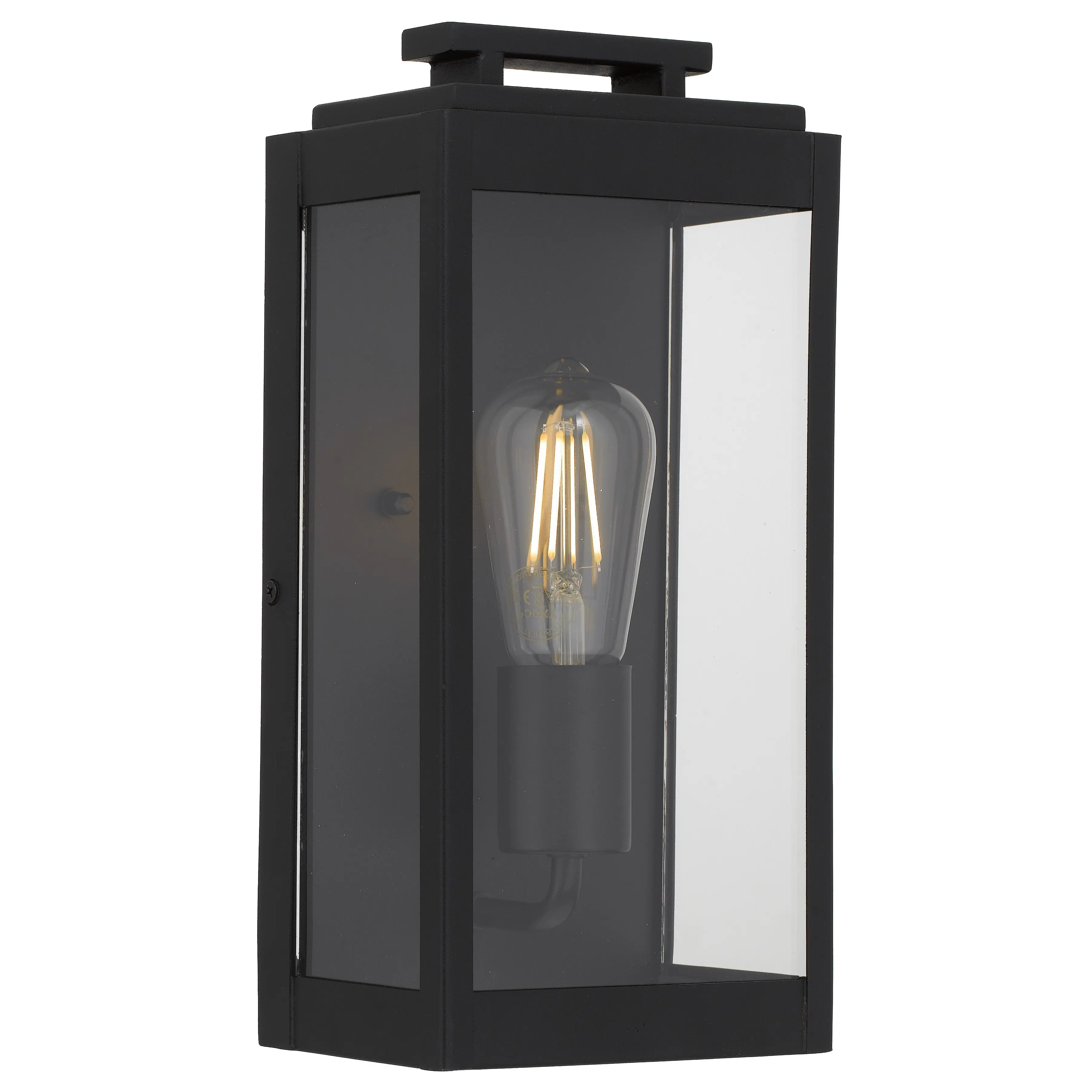 [TRUMAN EX1-BK] TRUMAN 1 LIGHT EXTERIOR WALL LIGHT (Black)