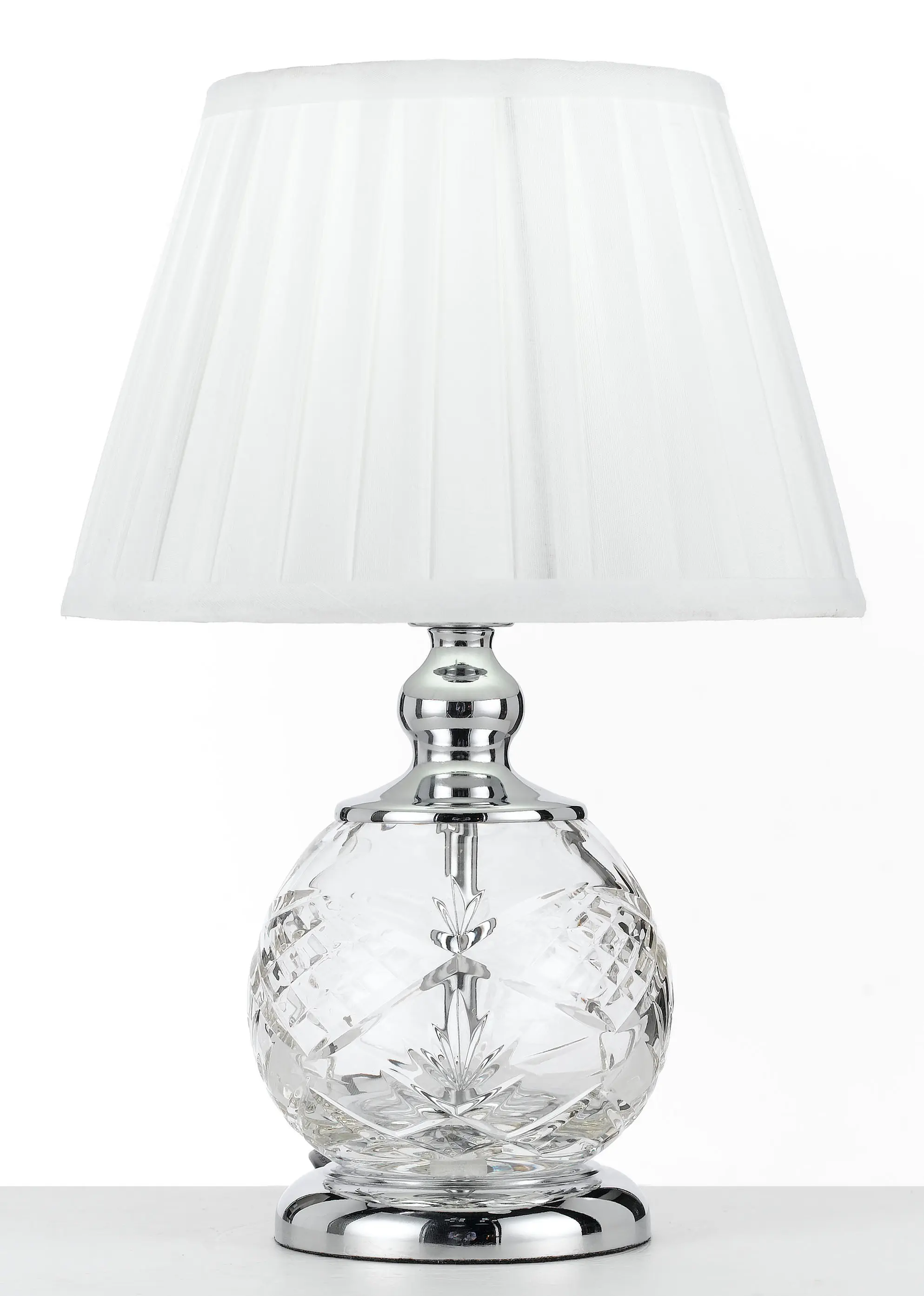 [VIVIAN TL-CHWH] VIVIAN TABLE LAMP (Chrome)