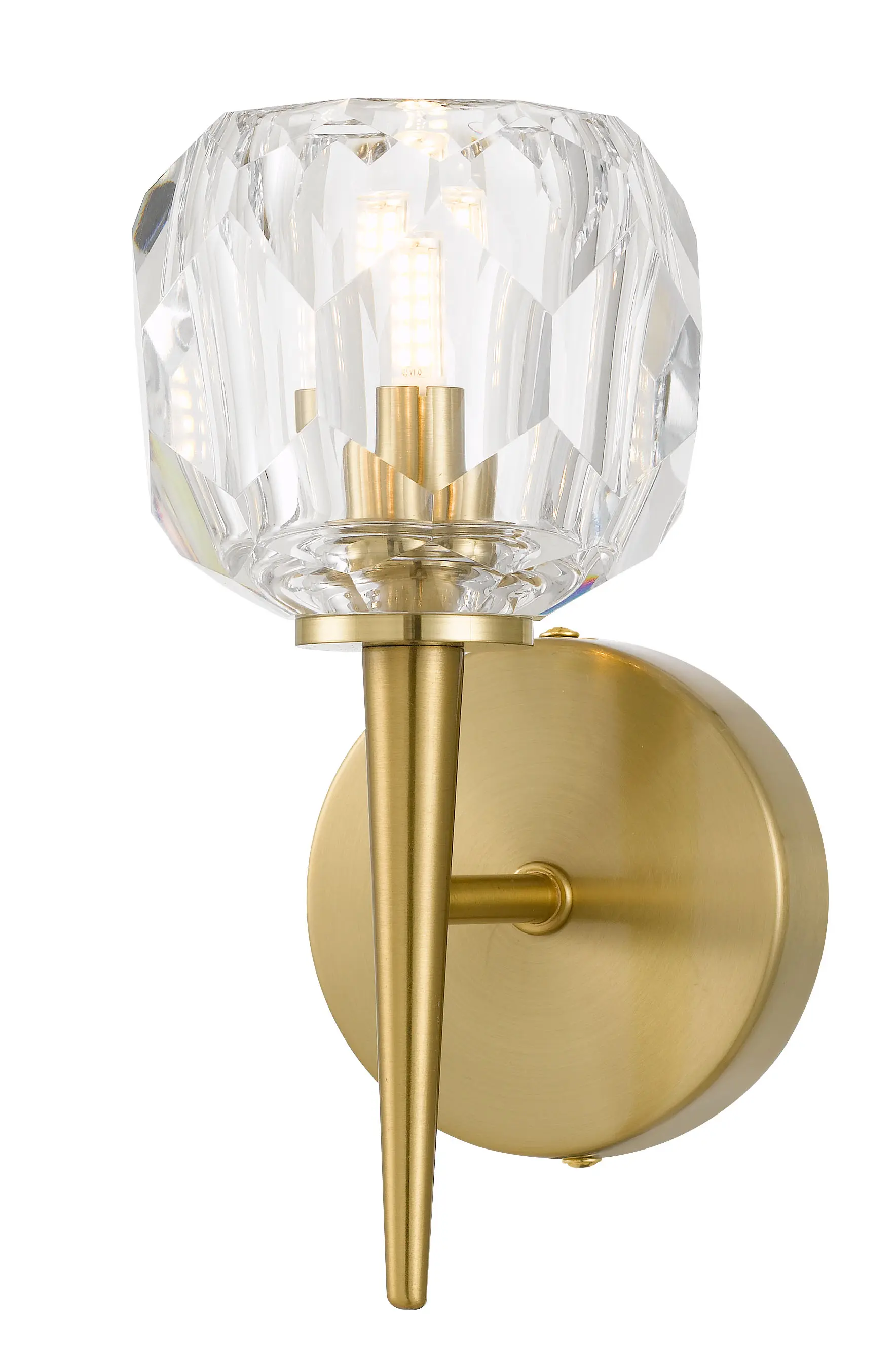 [ZAHA WB1-AGCR] ZAHA 1 LIGHT WALL LIGHT (Antique Gold)