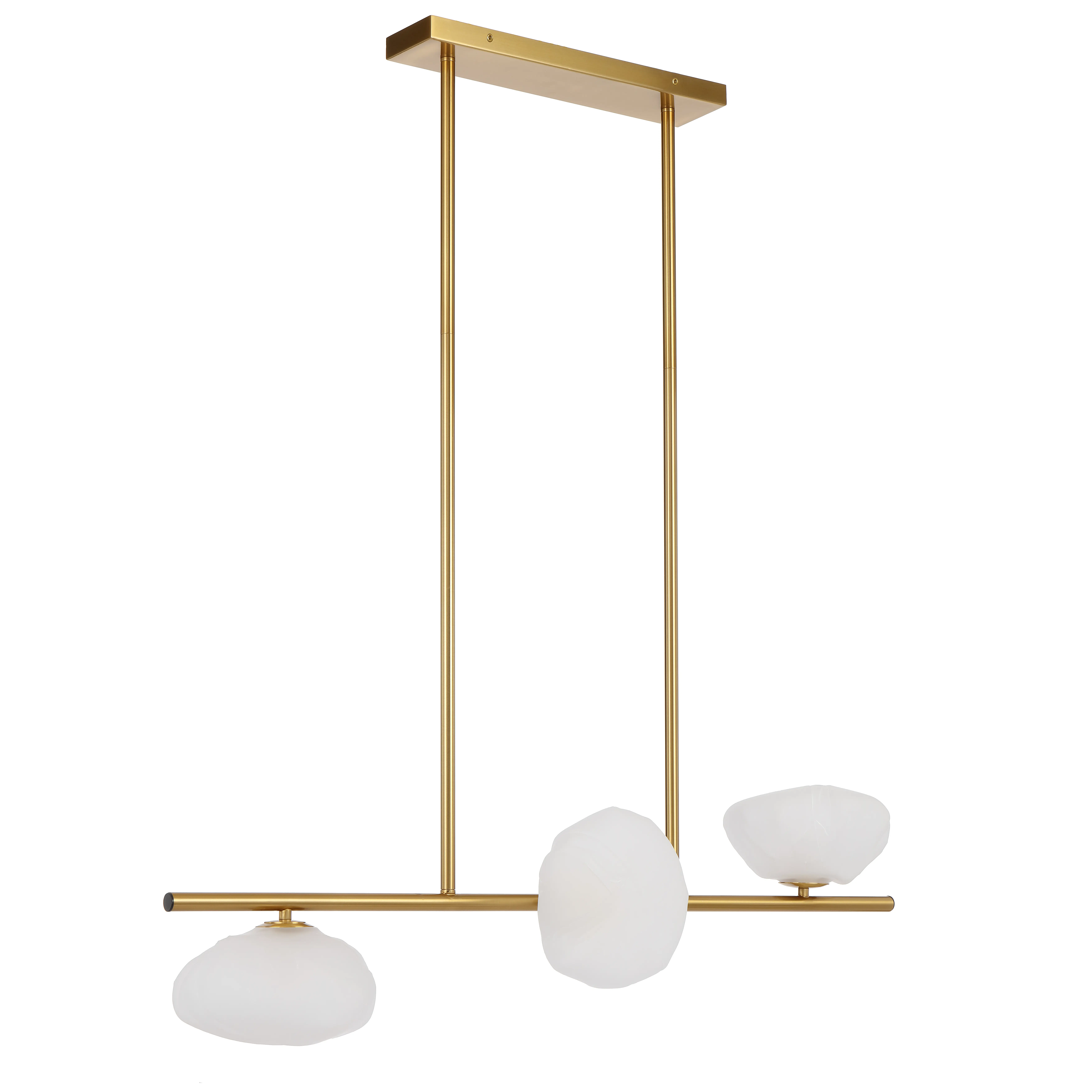 ZECCA 3 LIGHT HORIZONTAL PENDANT (Black)