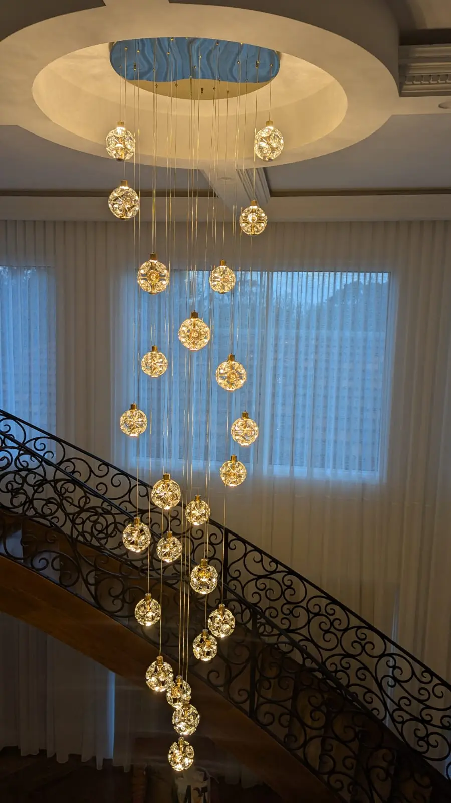 [D9088-25-GD] ADRIANA 25 LIGHT PENDANT (Gold)