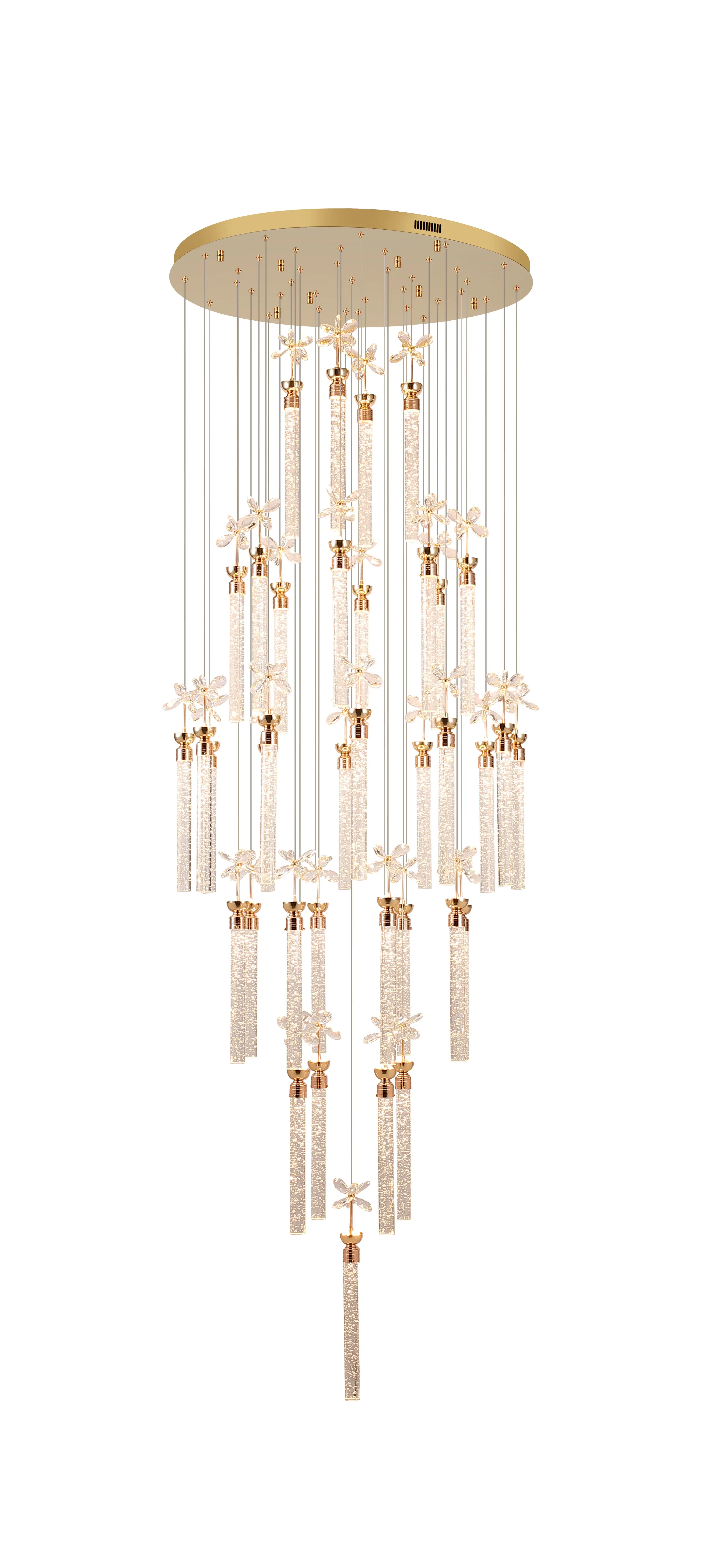 [D8003-37-GD] GENEVIEVE 37 LIGHT PENDANT (Gold)