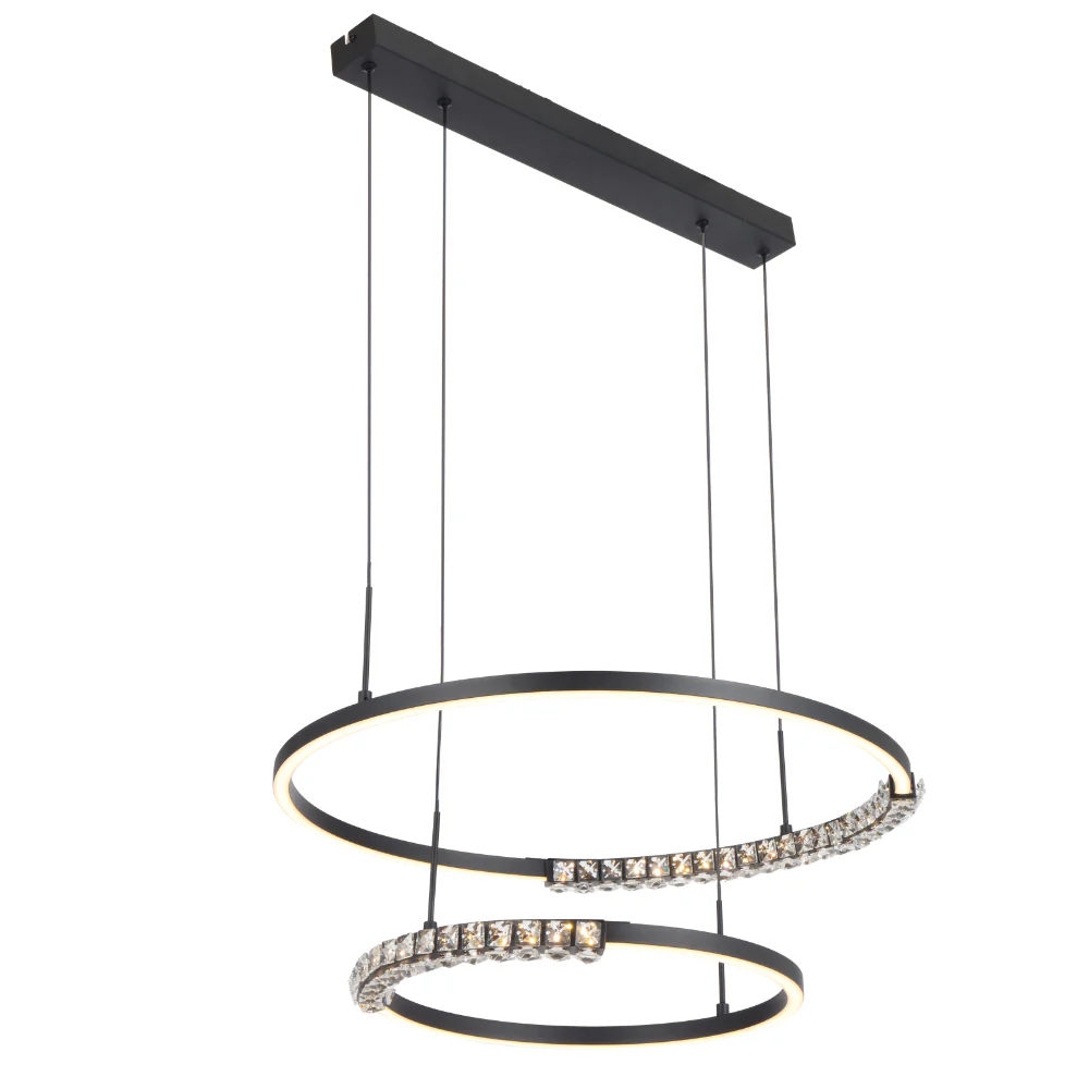 [BRERA PE2T-BK] BRERA 2 TIER PENDANT
