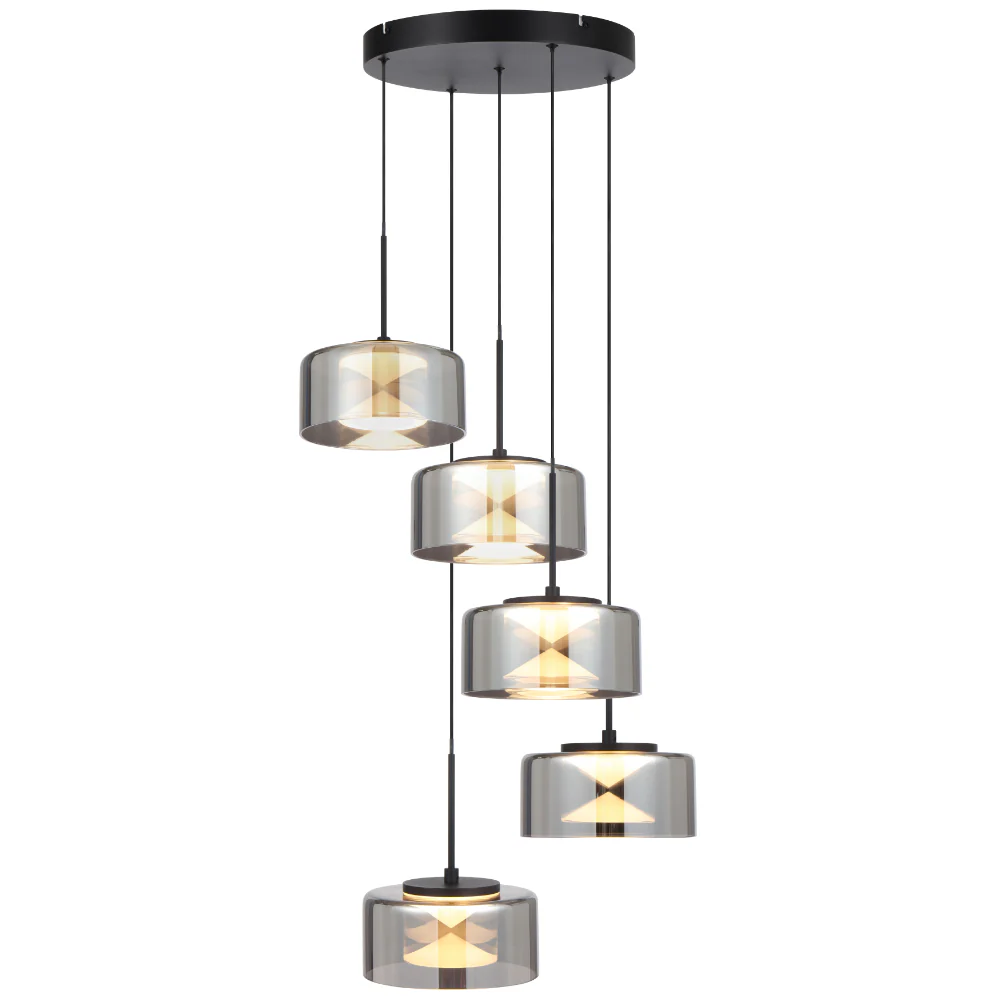[CEDRO PE5-BK] CEDRO 5 LIGHT PENDANT