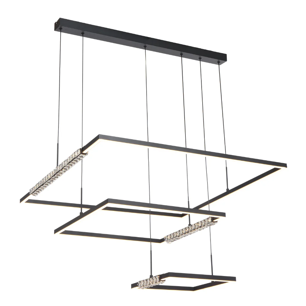 [ZAFRA PE3T-BK] ZAFRA 3 TIER PENDANT