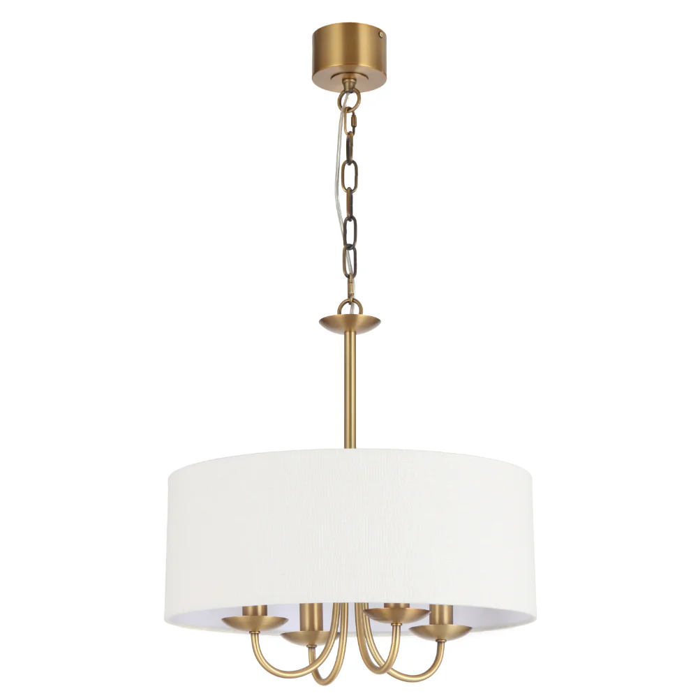 [SHIRON PE4-BRSIV] SHIRON 4 LIGHT PENDANT (Brass)