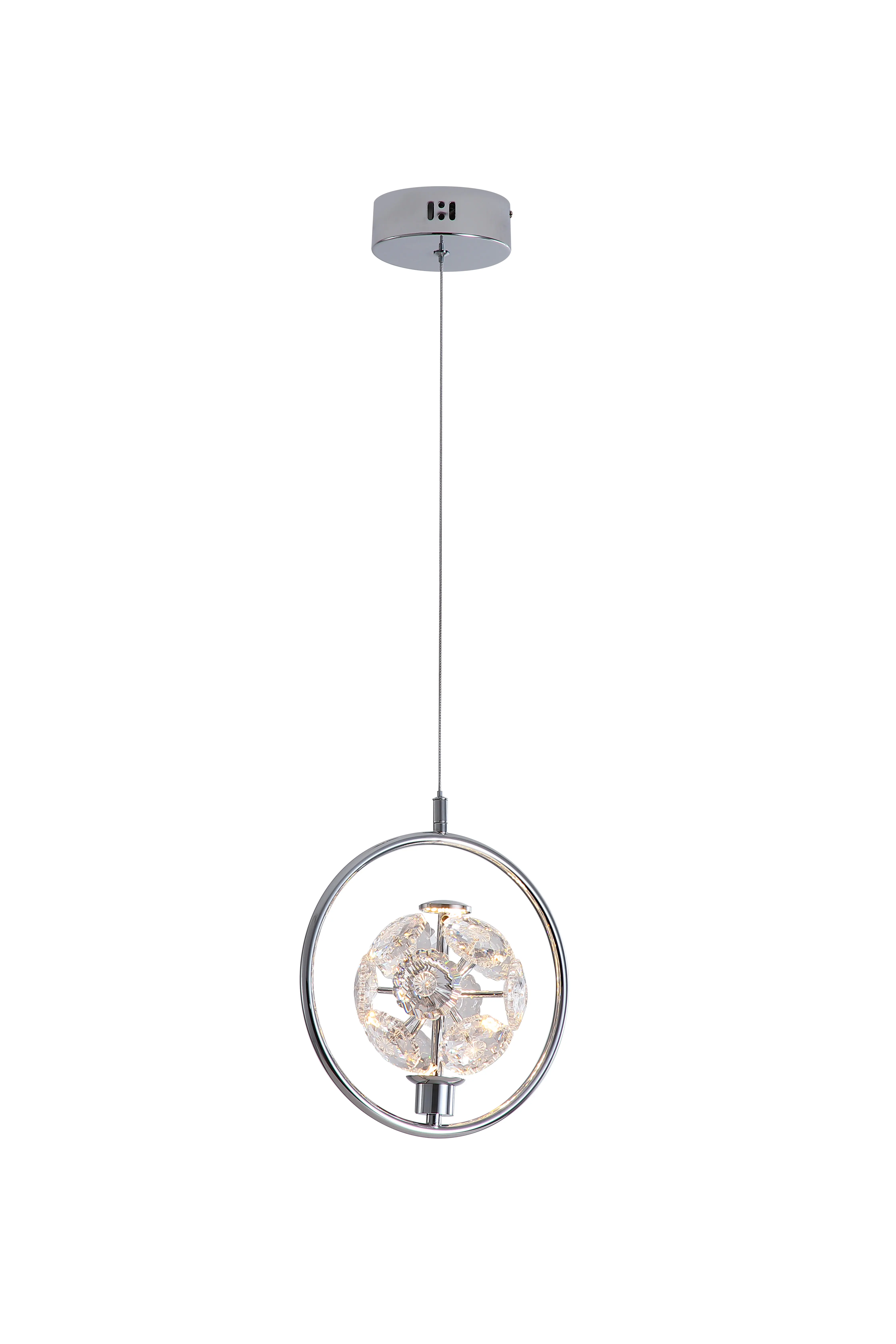 JOLIE CHROME 1 LIGHT PENDANT