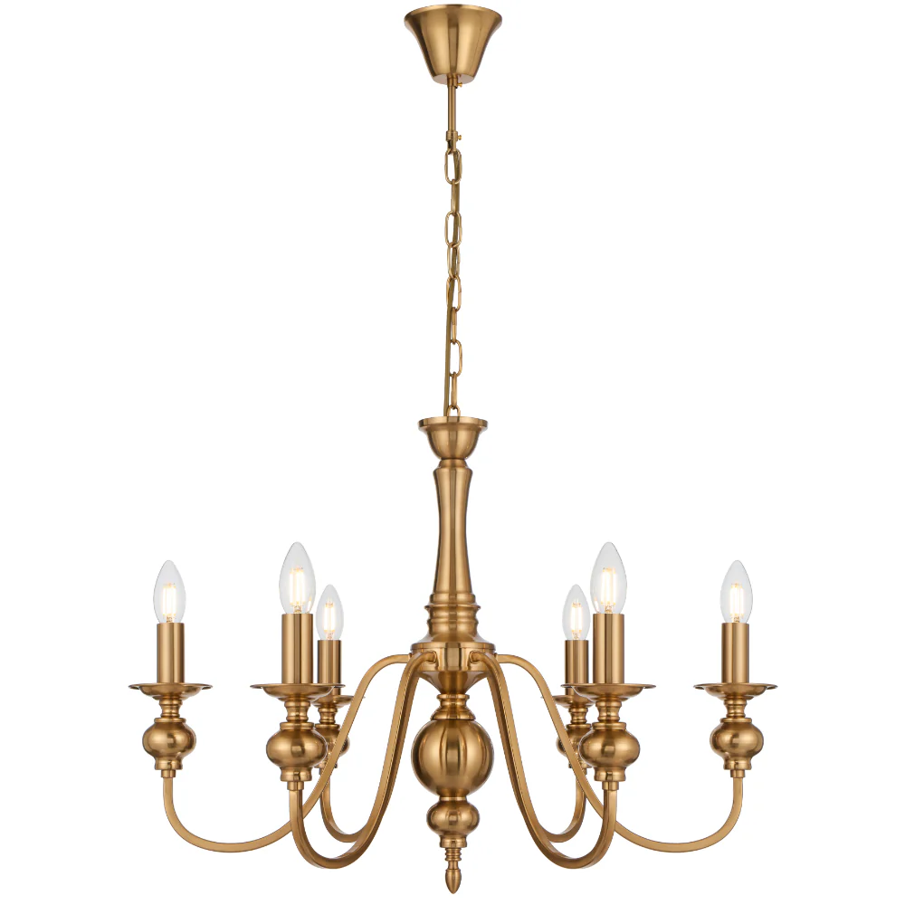 [SIEDEL PE06-CP] SIEDEL 6 LIGHT PENDANT