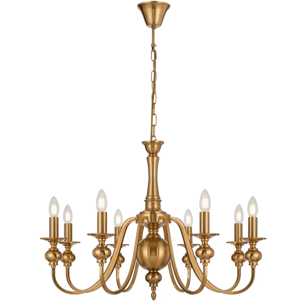 [SIEDEL PE08-CP] SIEDEL 8 LIGHT PENDANT