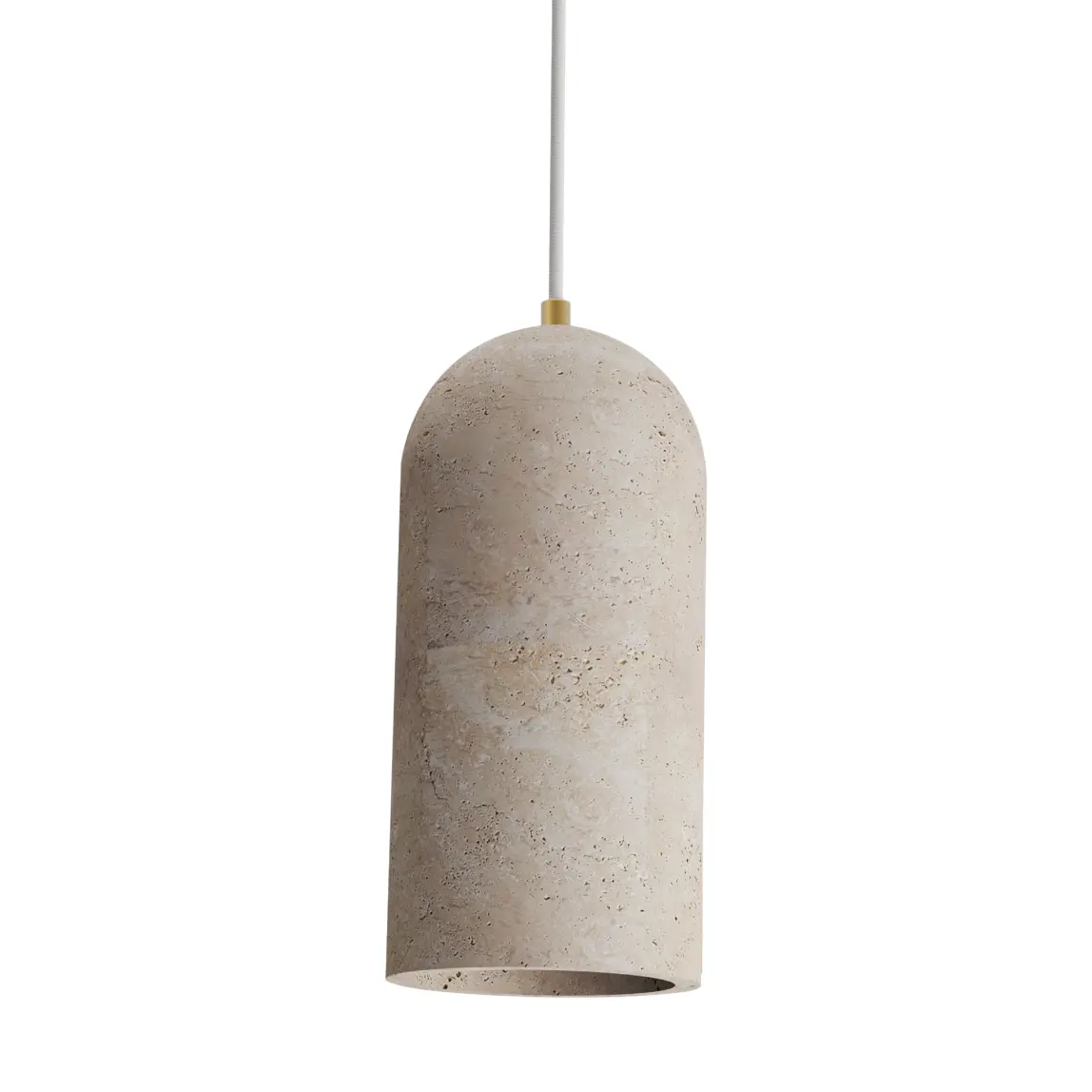 INSPIRE 1 LIGHT TRAVERTINE PENDANT