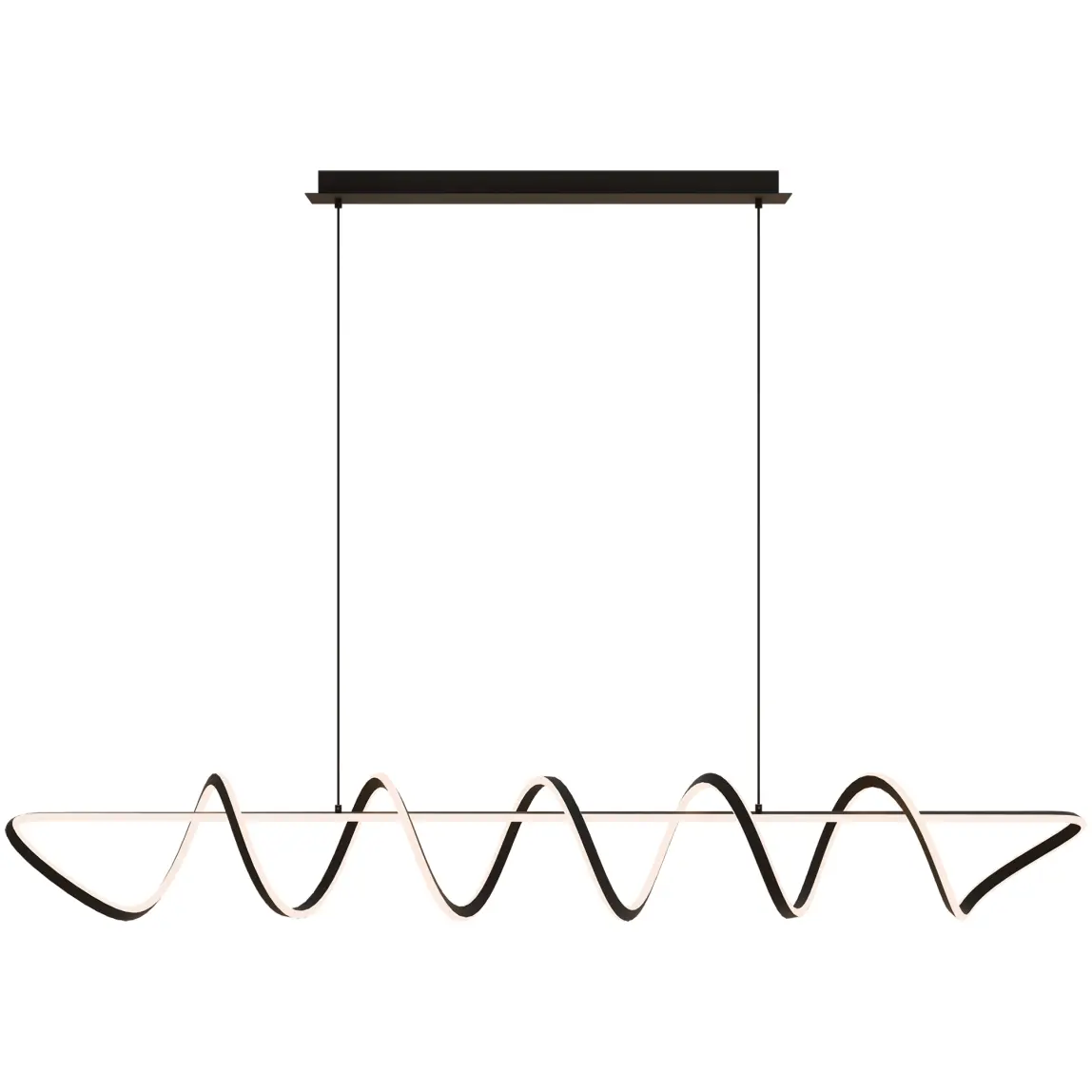 BULBUL 2000MM LINEAR PENDANT (Black)