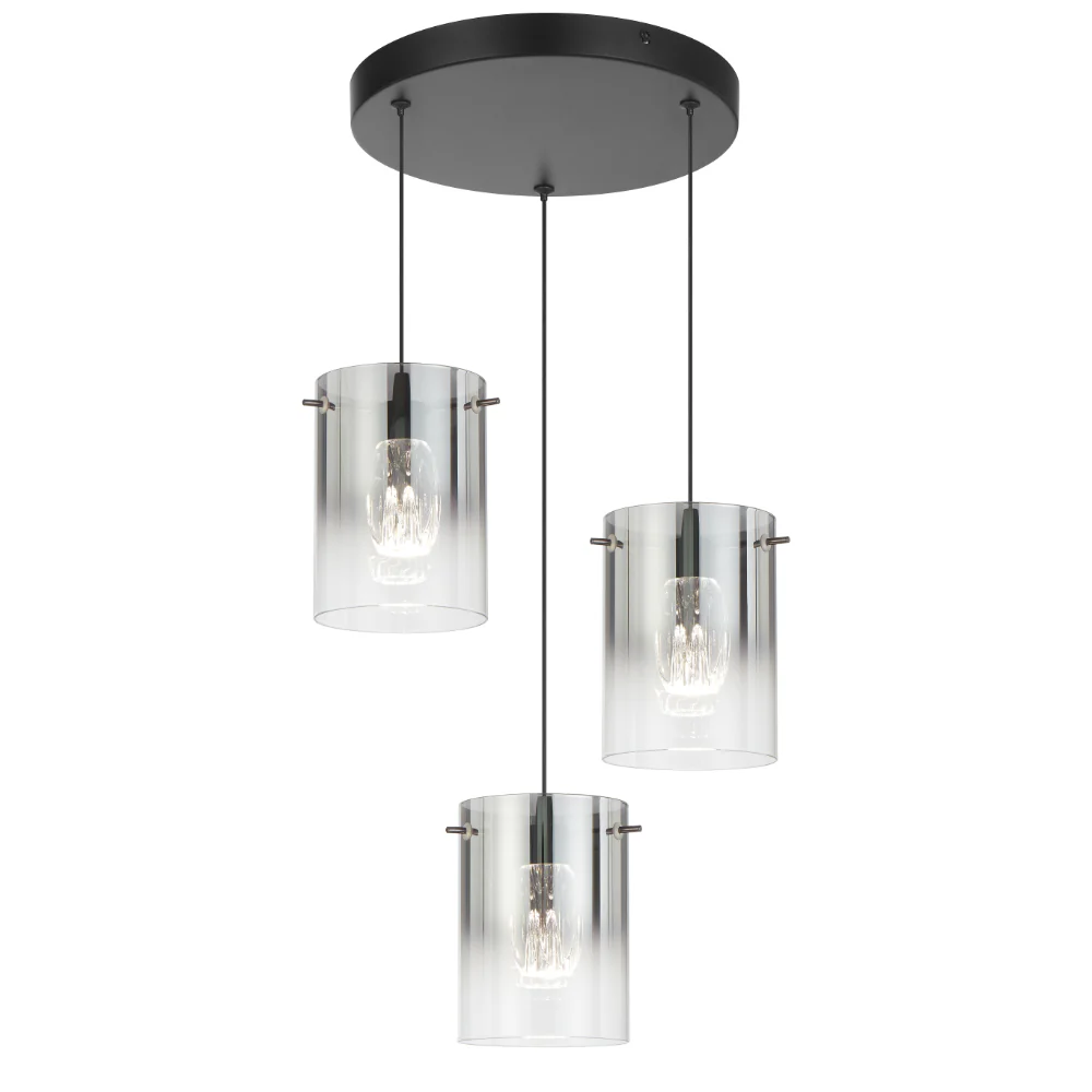 [CREVIL PE3-BKSM] CREVIL 3 LIGHT PENDANT (Black)