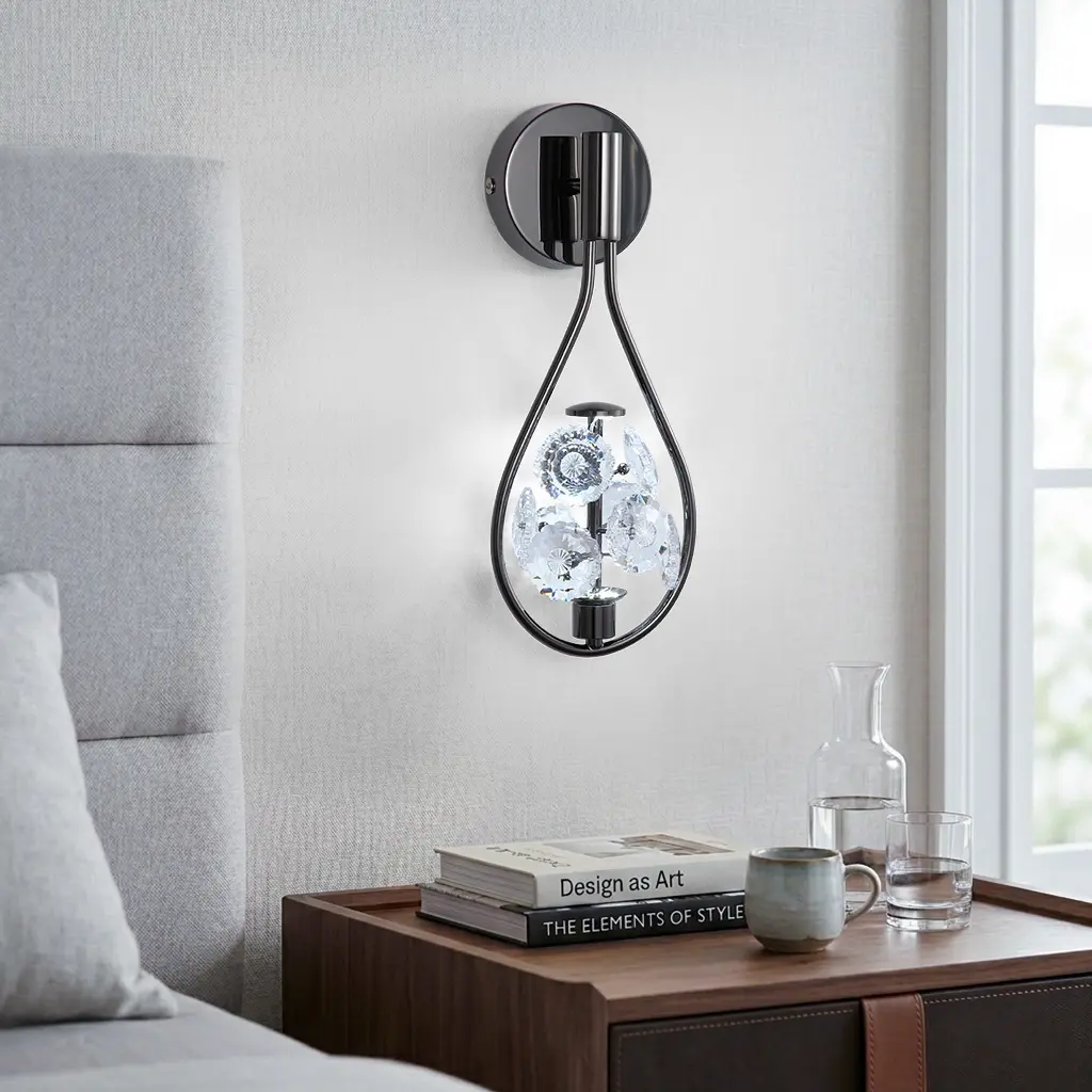 MARGOT 1 GUNMETAL WALL LIGHT