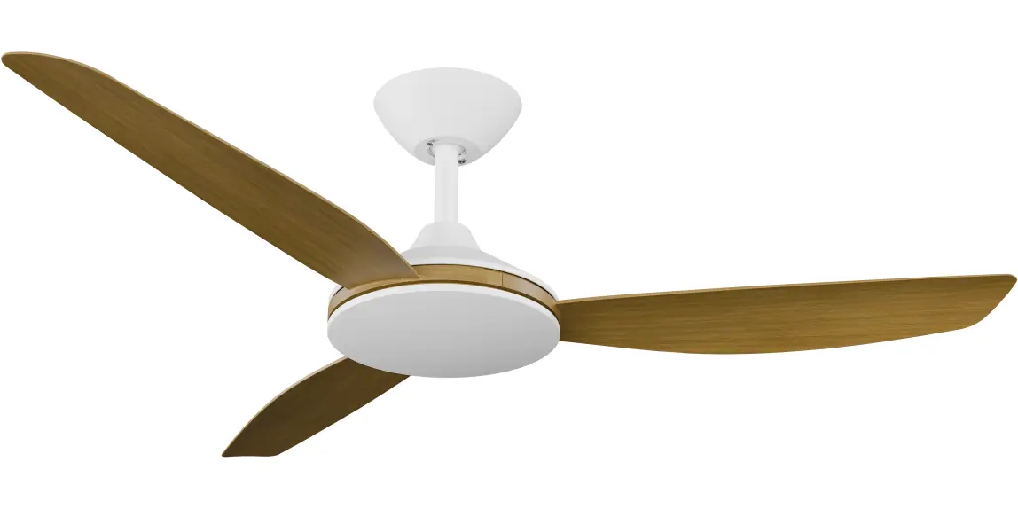 [CON-348B-TE] Calibo Condor 48" DC Smart Ceiling Fan with Remote Control | Teak (Black)