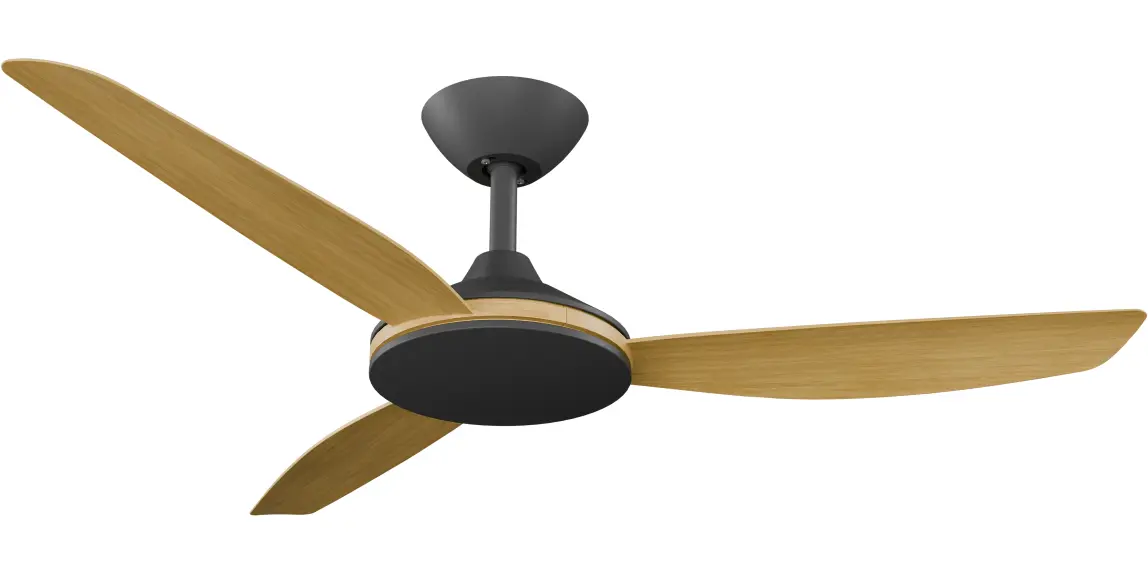 [CON-348-BA] Calibo Condor 48" DC Smart Ceiling Fan with Remote Control | Bamboo (Black)