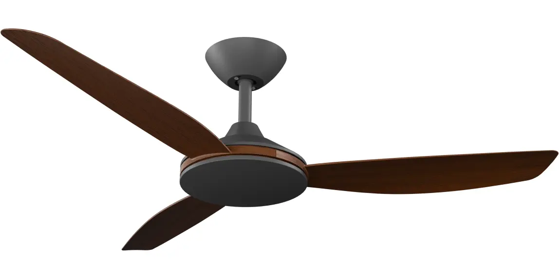 [CON-348B-KO] Calibo Condor 48" DC Smart Ceiling Fan with Remote Control | Koa (Black)