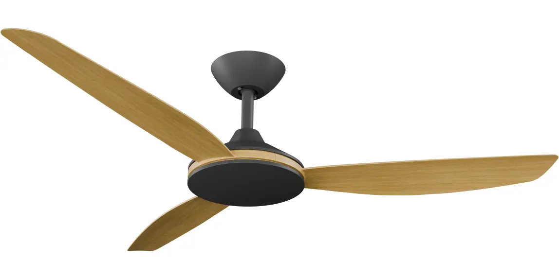 [CON-352B-TE] Calibo Condor 52" DC Smart Ceiling Fan with Remote Control | Teak (Black)