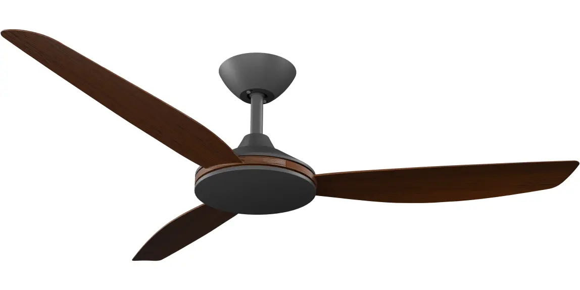 [CON-352B-KO] Calibo Condor 52" DC Smart Ceiling Fan with Remote Control | Koa (Black)