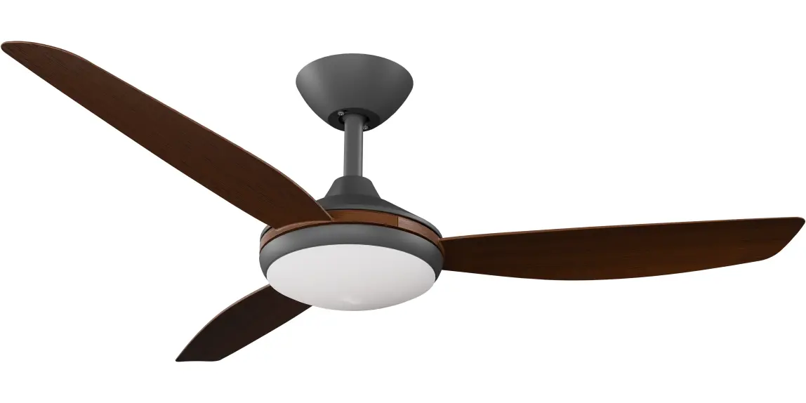 [CON-348B-KO-L] Calibo Condor 48" DC Smart Ceiling Fan with LED Light and Remote Control | Koa (Black)
