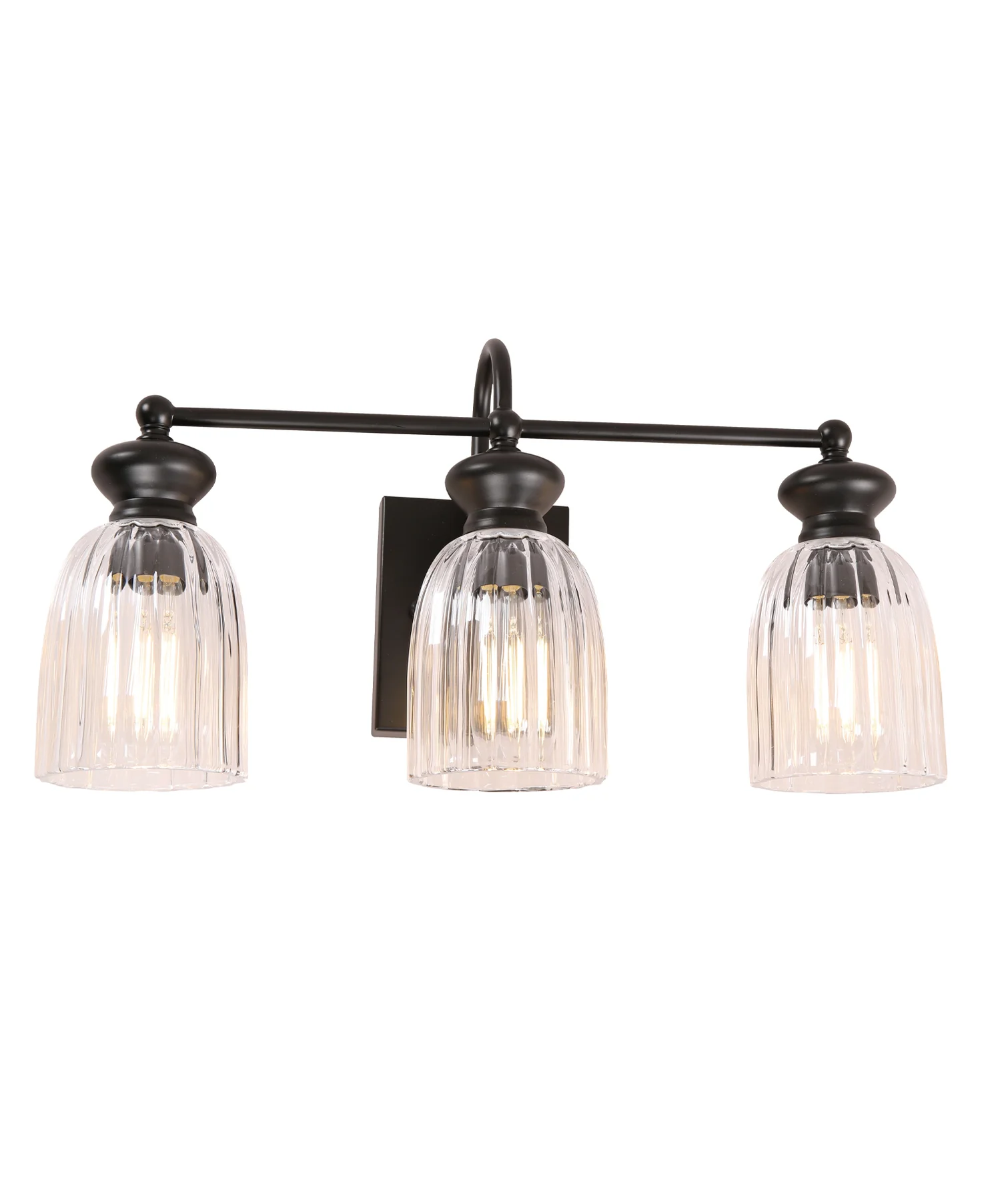 SINO TRIPLE SHADE WALL LIGHTS