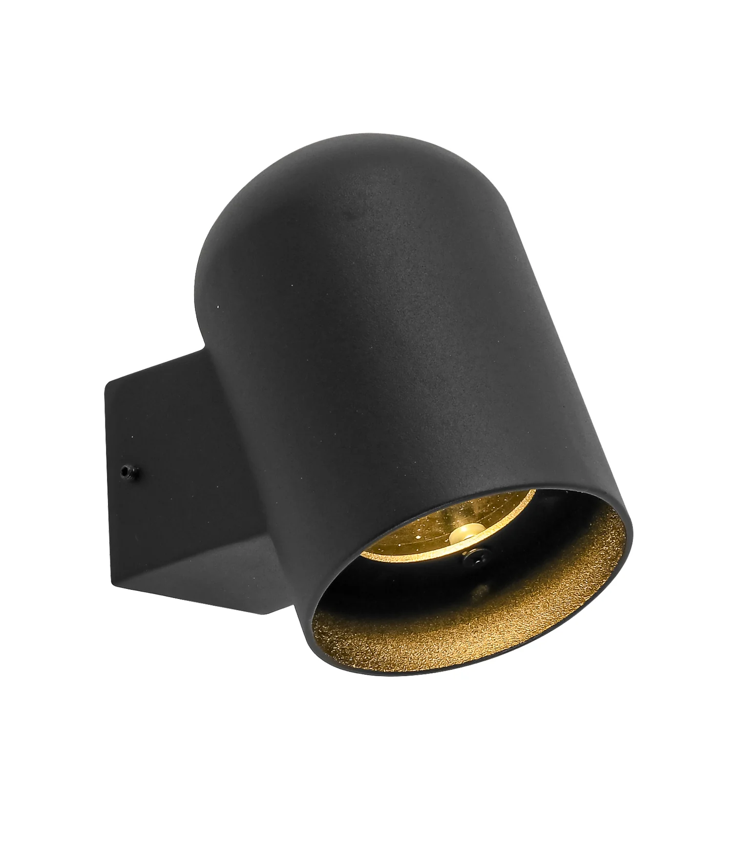 [KEILA1] KEILA EXTERIOR OVAL SURFACE MOUNTED WALL LIGHT IP65 (Black)