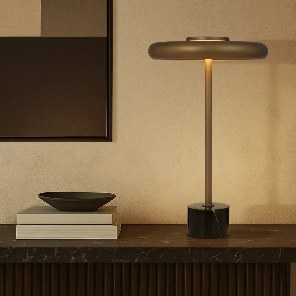 [SISBY TL-ABBKM] SISBY TABLE LAMP (Antique Brass)