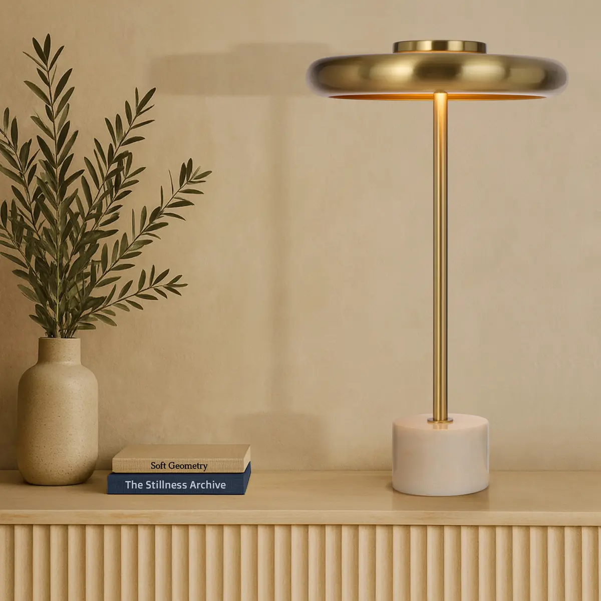 [SISBY TL-BMWHM] SISBY TABLE LAMP (Brass Matt)