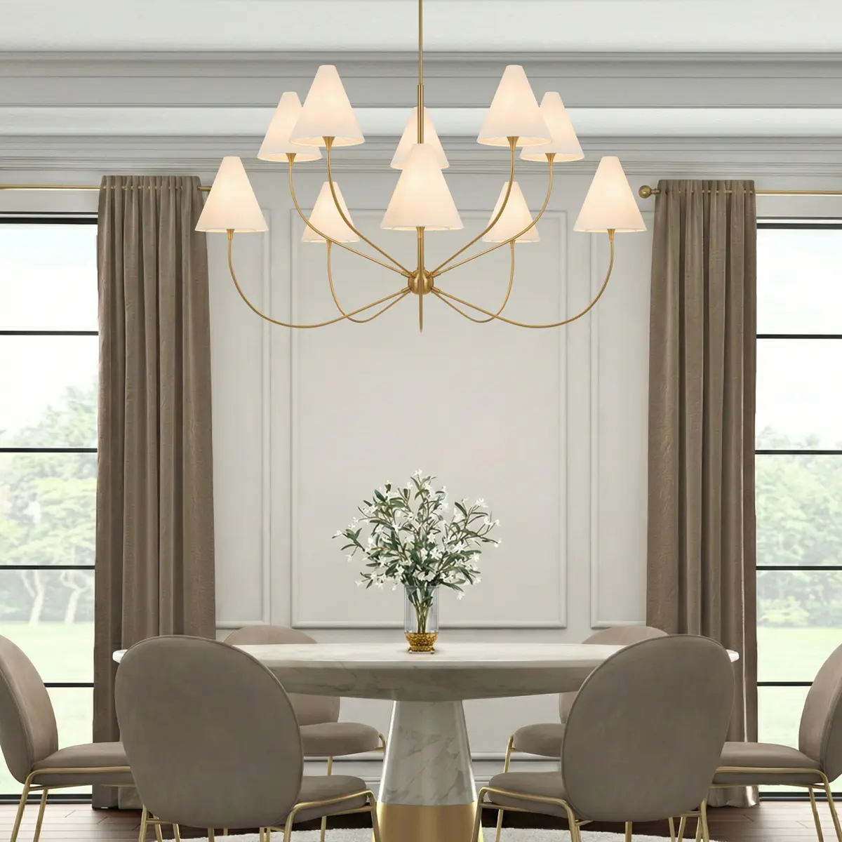 [FARNIX PE10-AG] FARNIX 10 LIGHT PENDANT (Gold)