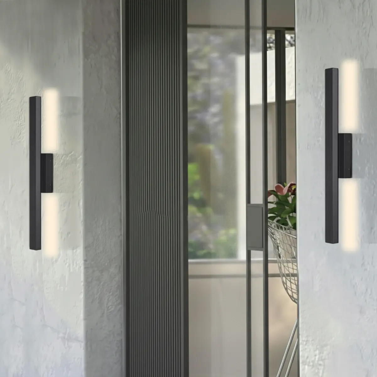 [OSTEL EX1-BK] OSTEL 1 LIGHT EXTERIOR WALL LIGHT (Black)