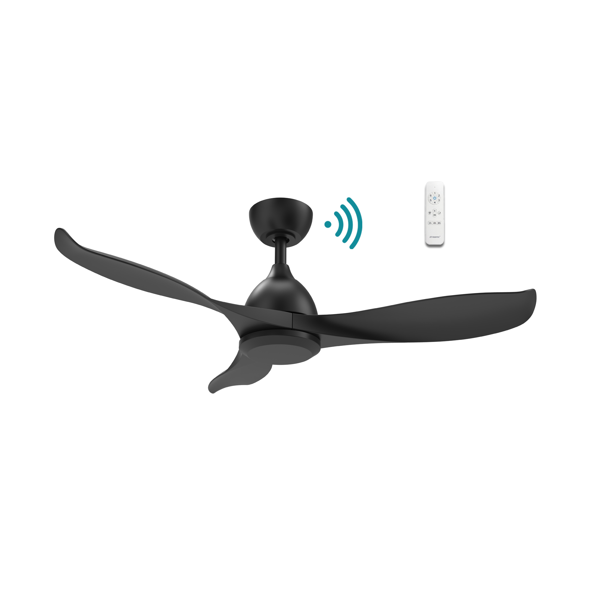 [MSDC133M] SCORPION DC 52" SMART CEILING FAN WITH WIFI REMOTE CONTROL (Black)