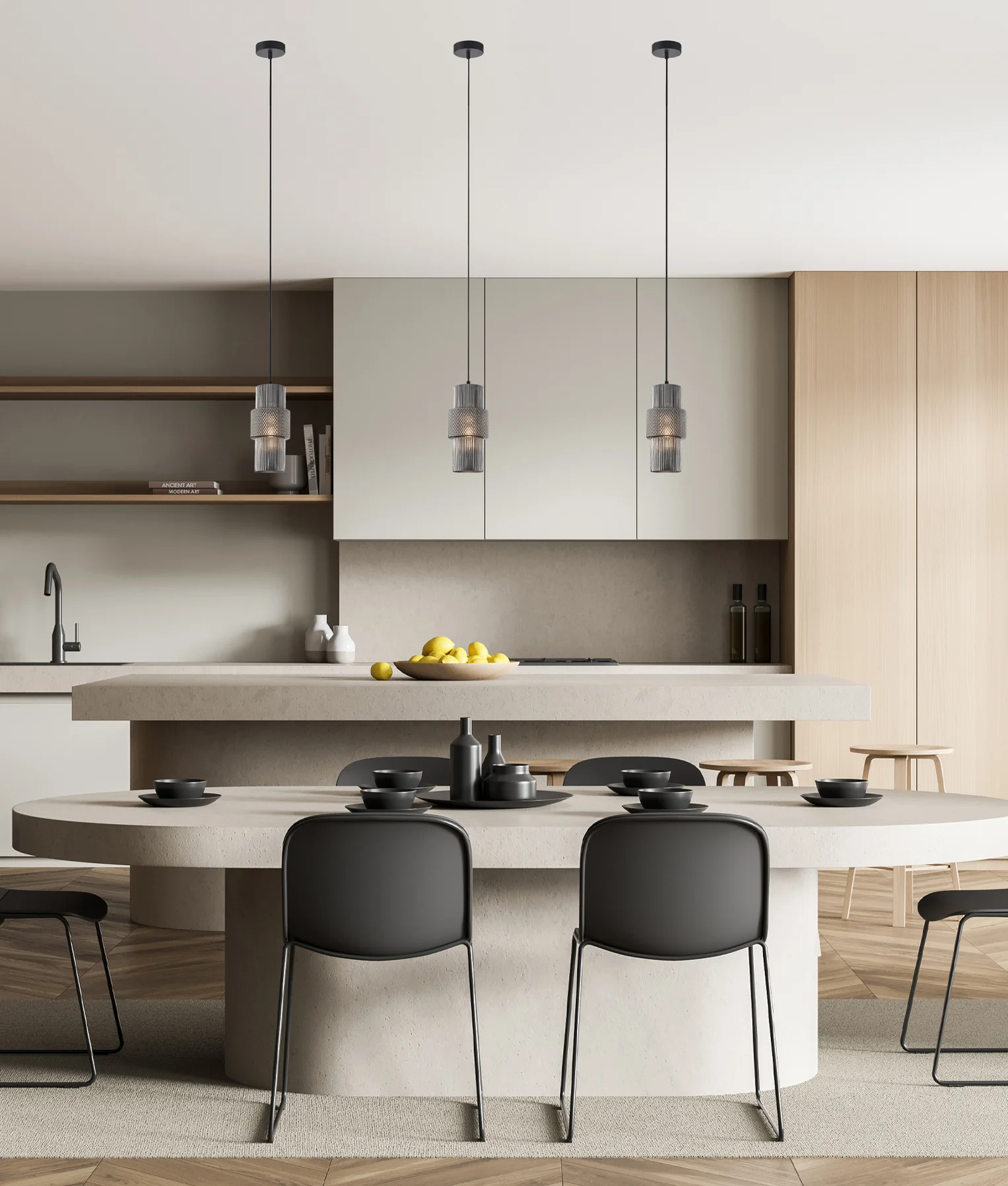 HUECA DOUBLE CYLINDER 1 PENDANT LIGHT