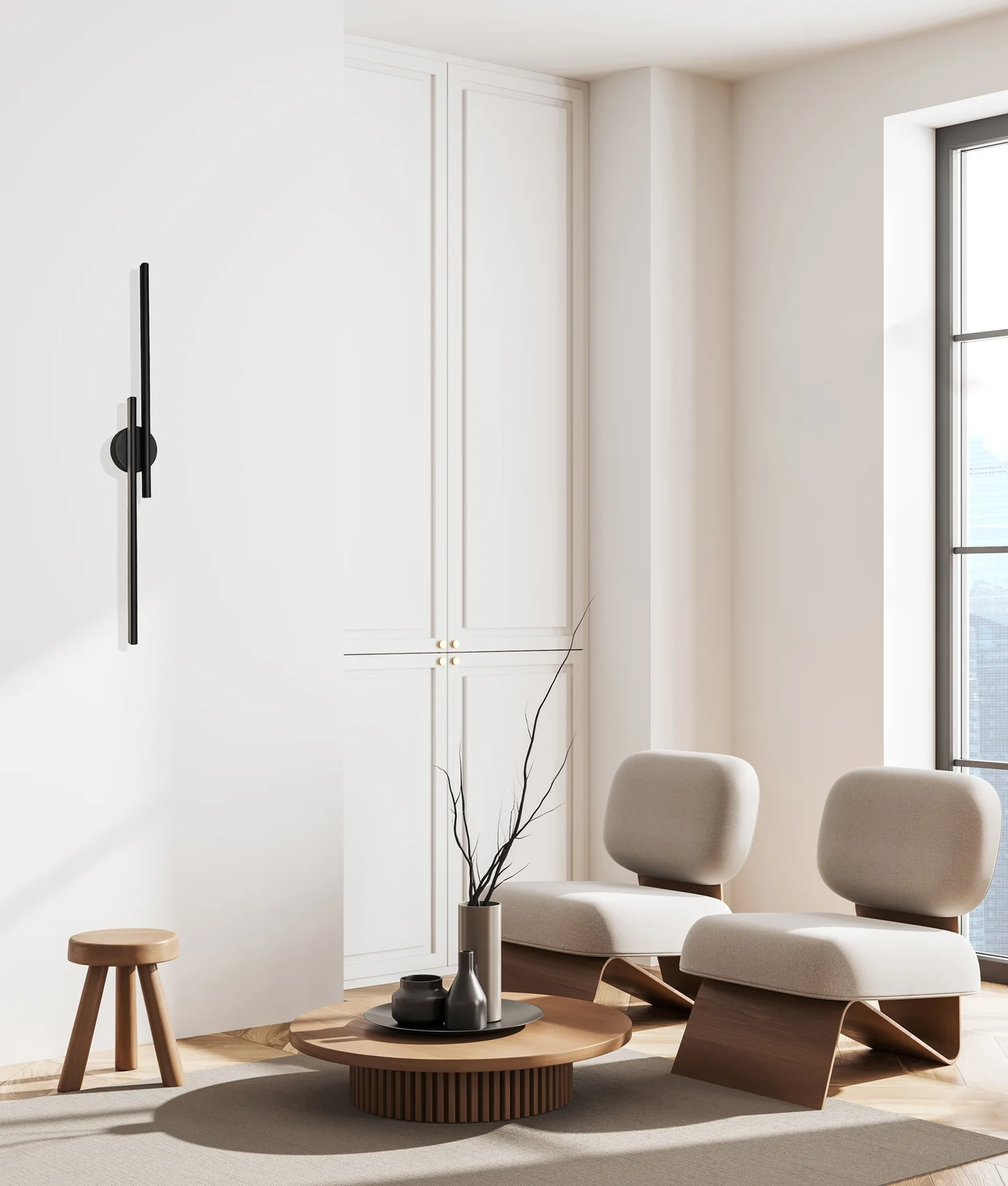 [RACHA1] RACHA LINEAR LED WALL LIGHT (Black)