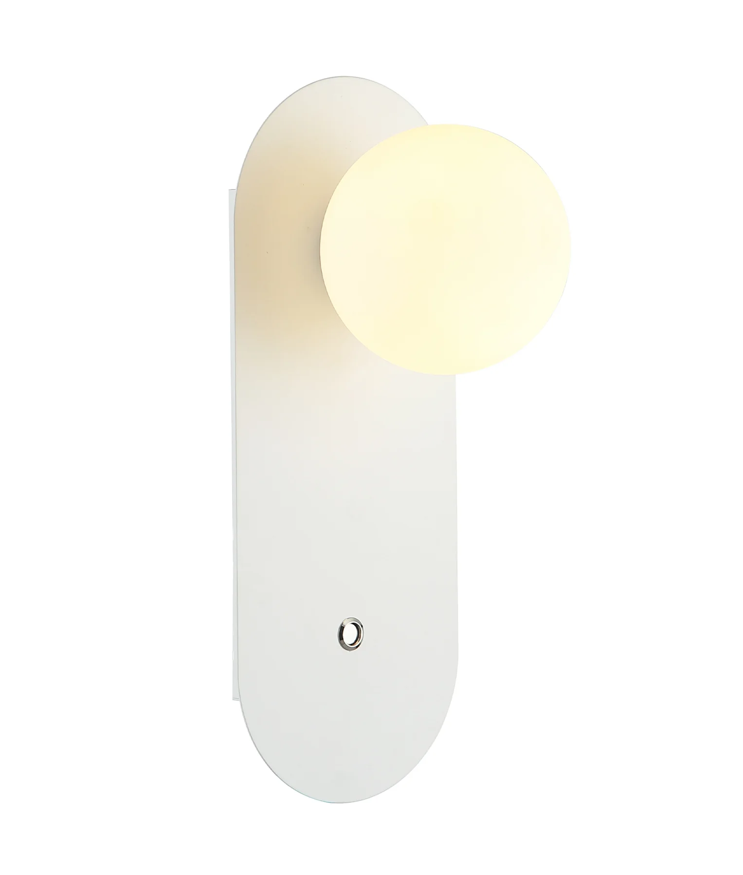 OVALIS ROUND OPAL WALL LIGHT