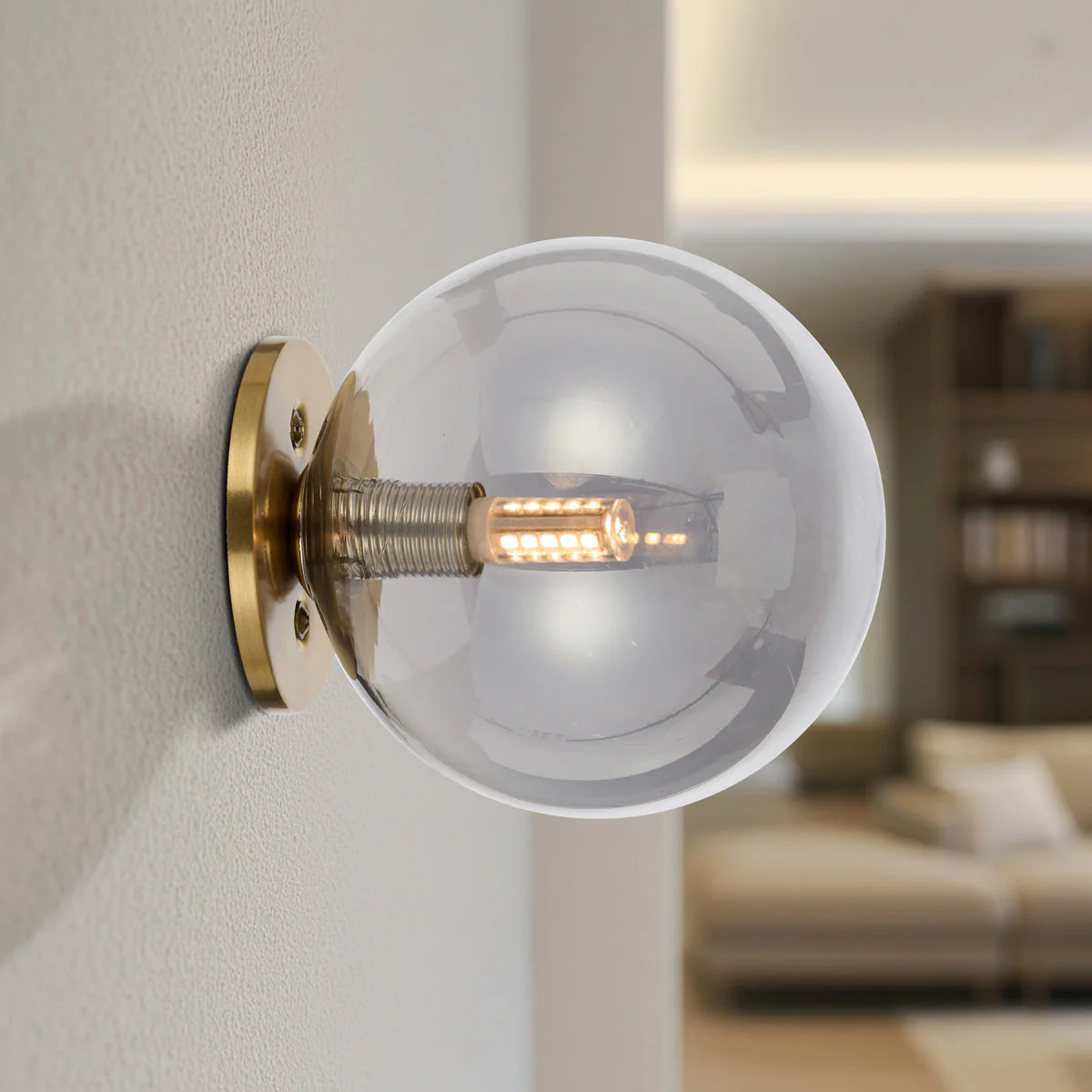 GASTON WALL LIGHT ANTIQUE GOLD