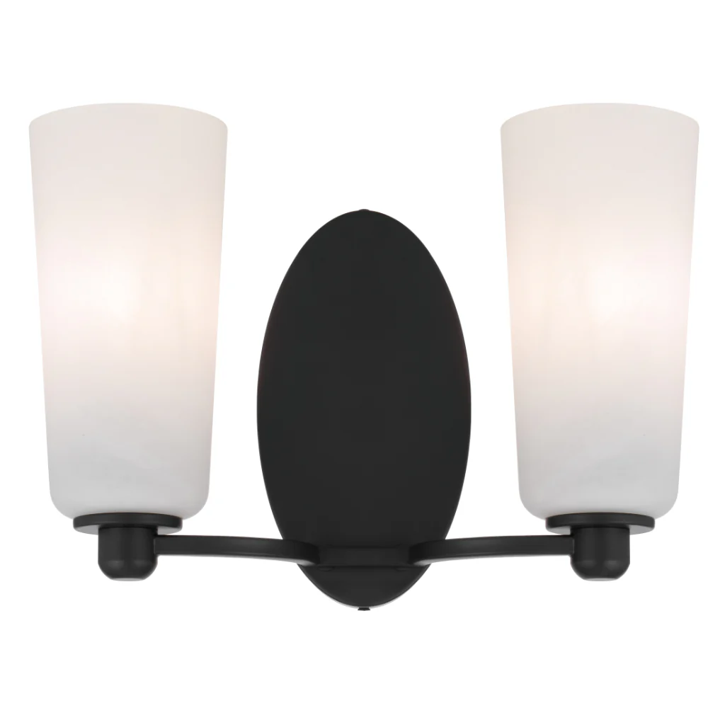 [BREVAN WB2-BKMB] BREVAN 2 LIGHT WALL BRACKET (Black)