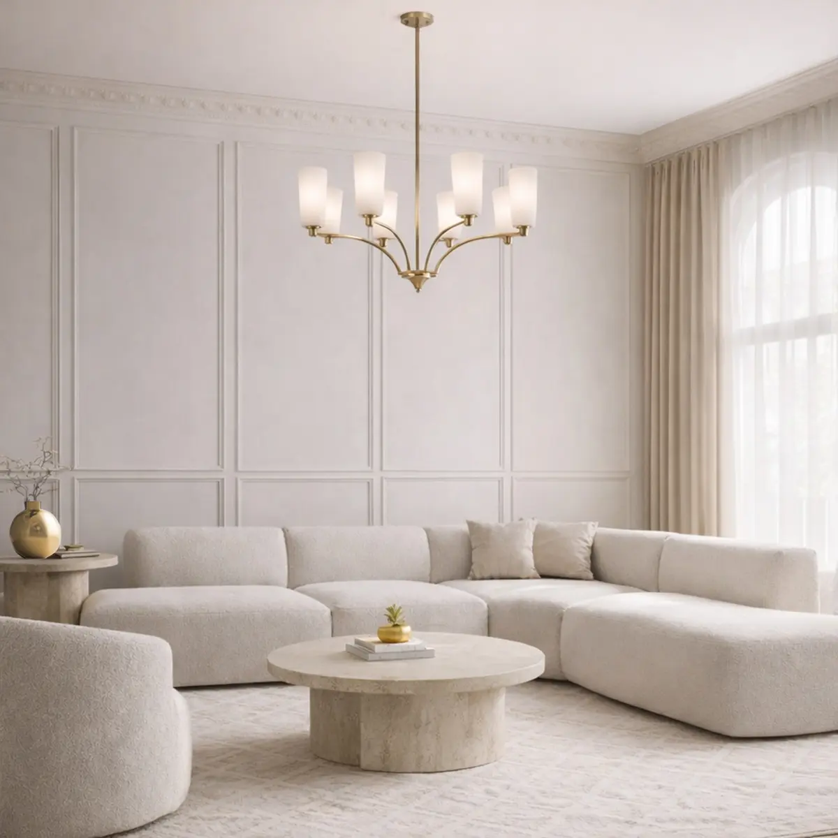 [BREVAN PE8-AGMB] BREVAN 8 LIGHT PENDANT (Antique Gold)