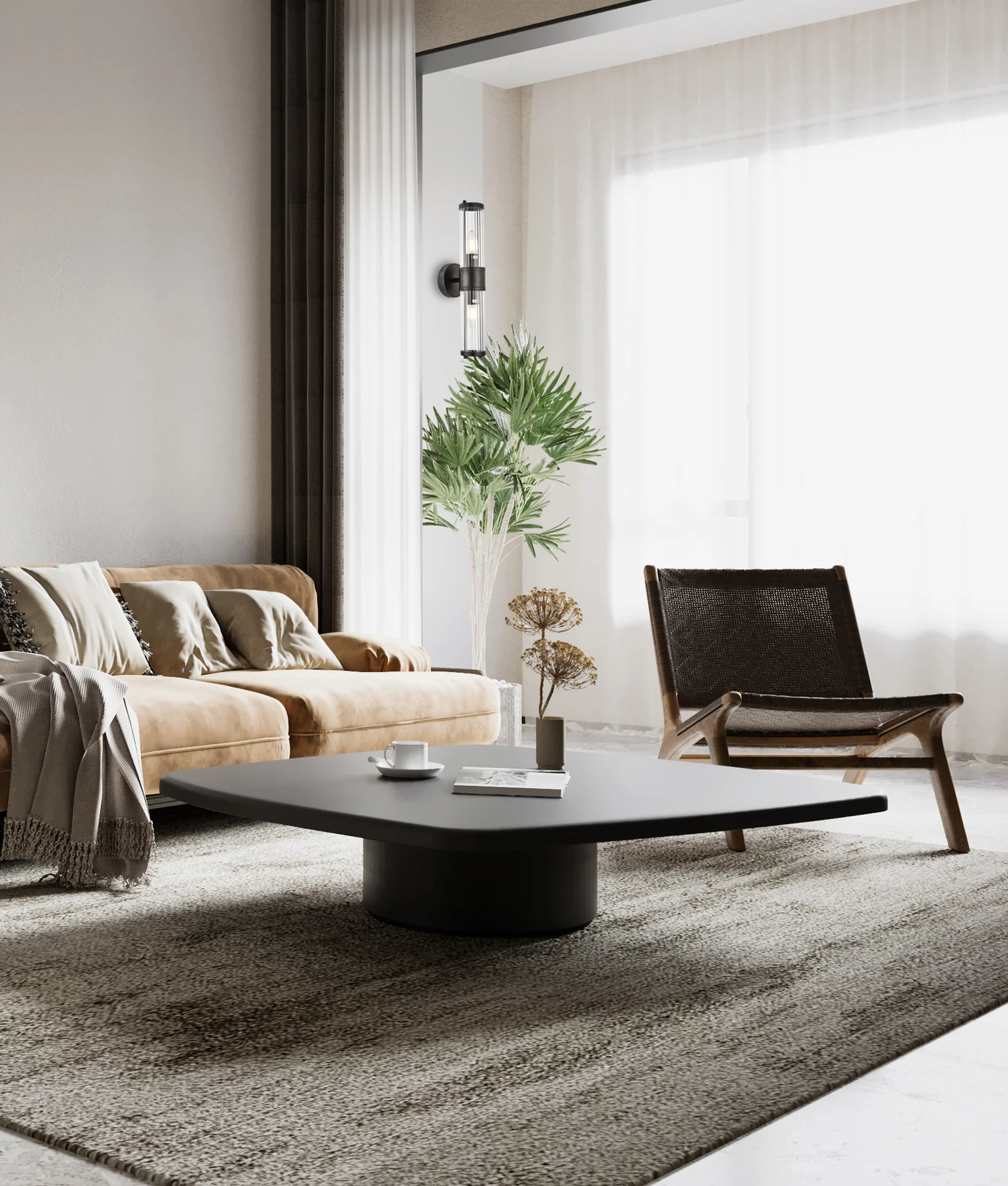 [TIEMPO4] FRANZ WALL LIGHT (Black)