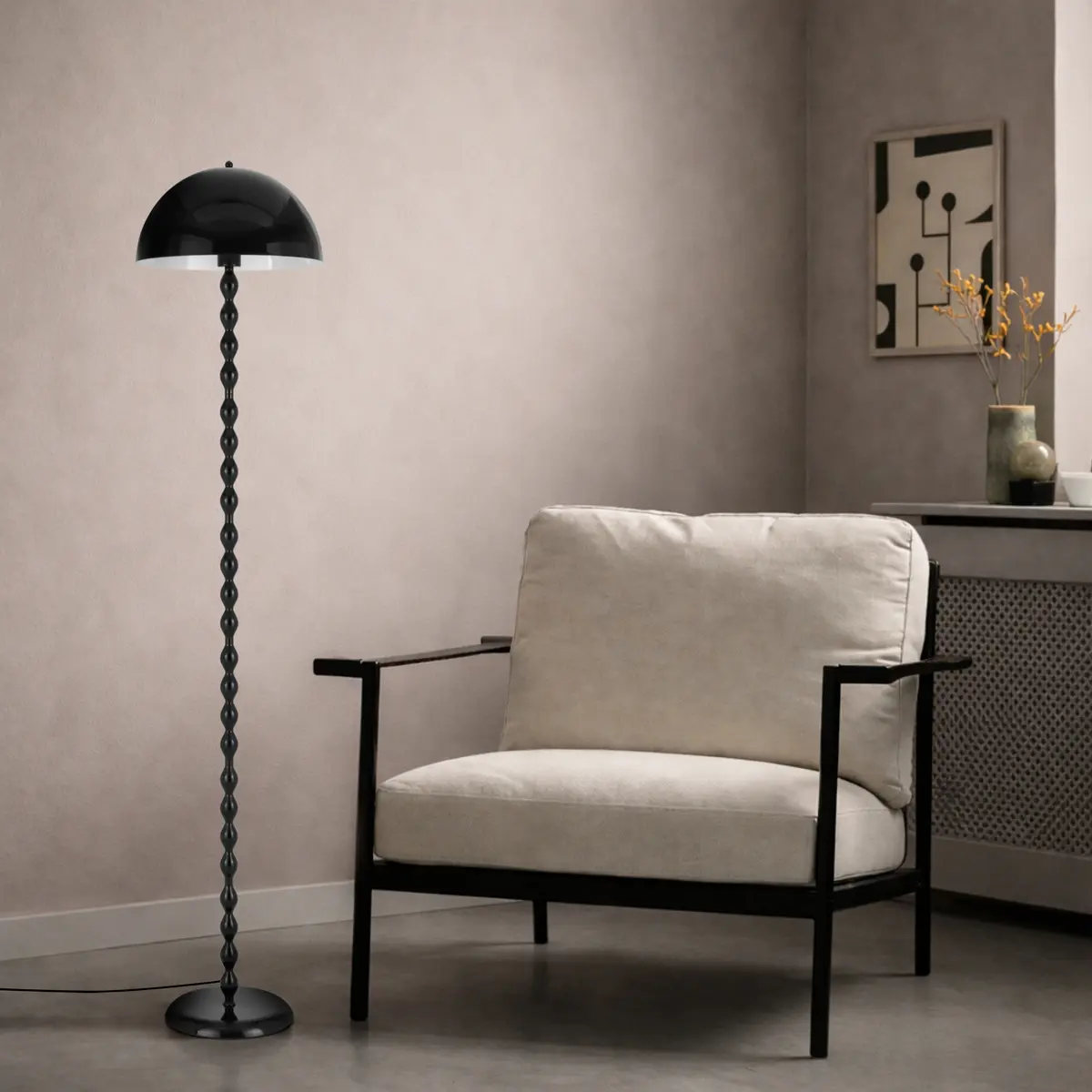 [ESTIQ FL-BK] ESTIQ FLOOR LAMP (Black)