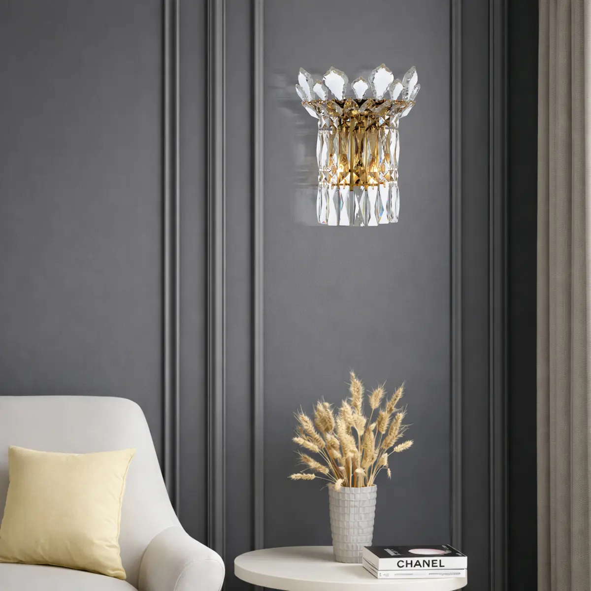 [VIRELL WB2-GD] VIRELL WALL LIGHT (Gold)