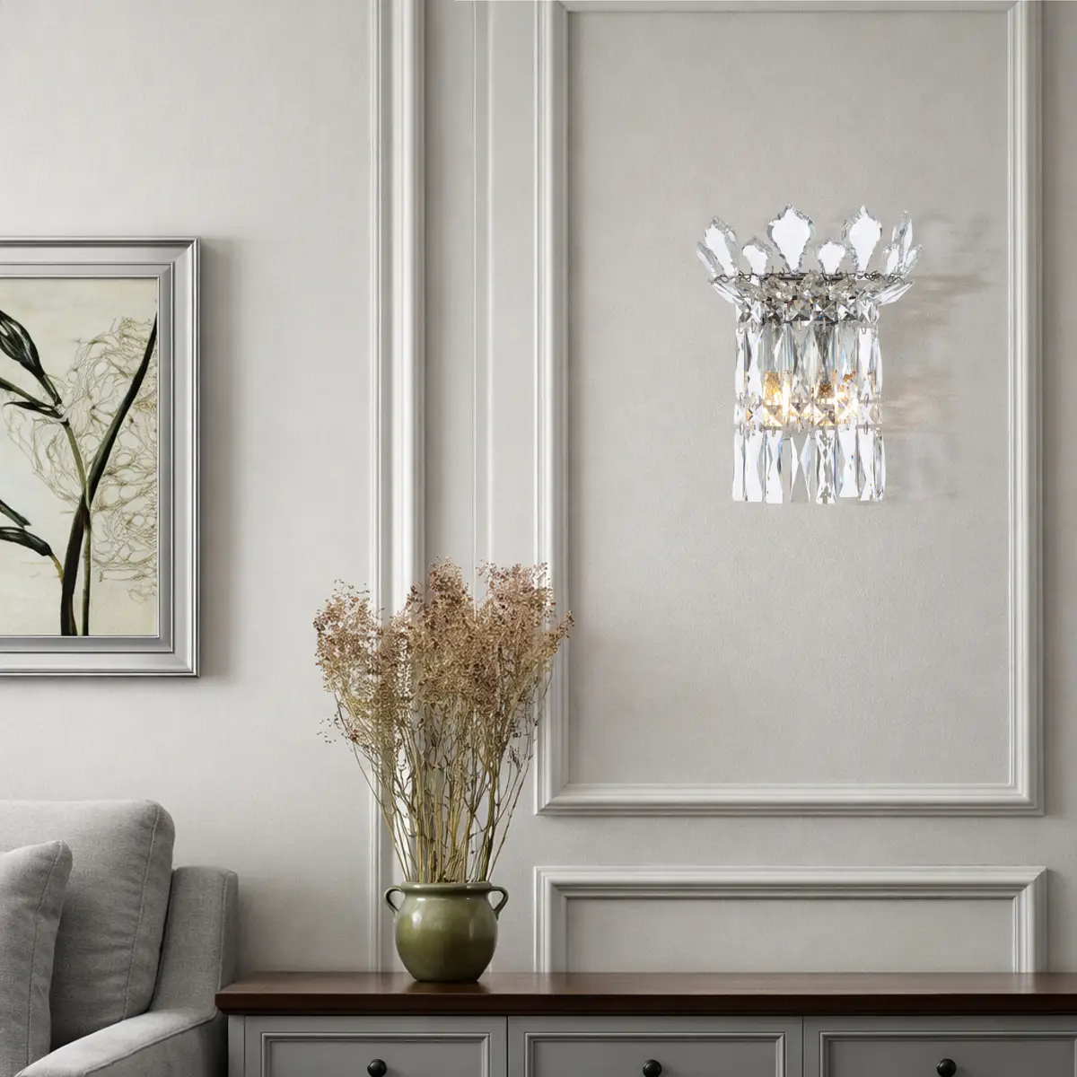 [VIRELL WB2-CH] VIRELL WALL LIGHT (Chrome)